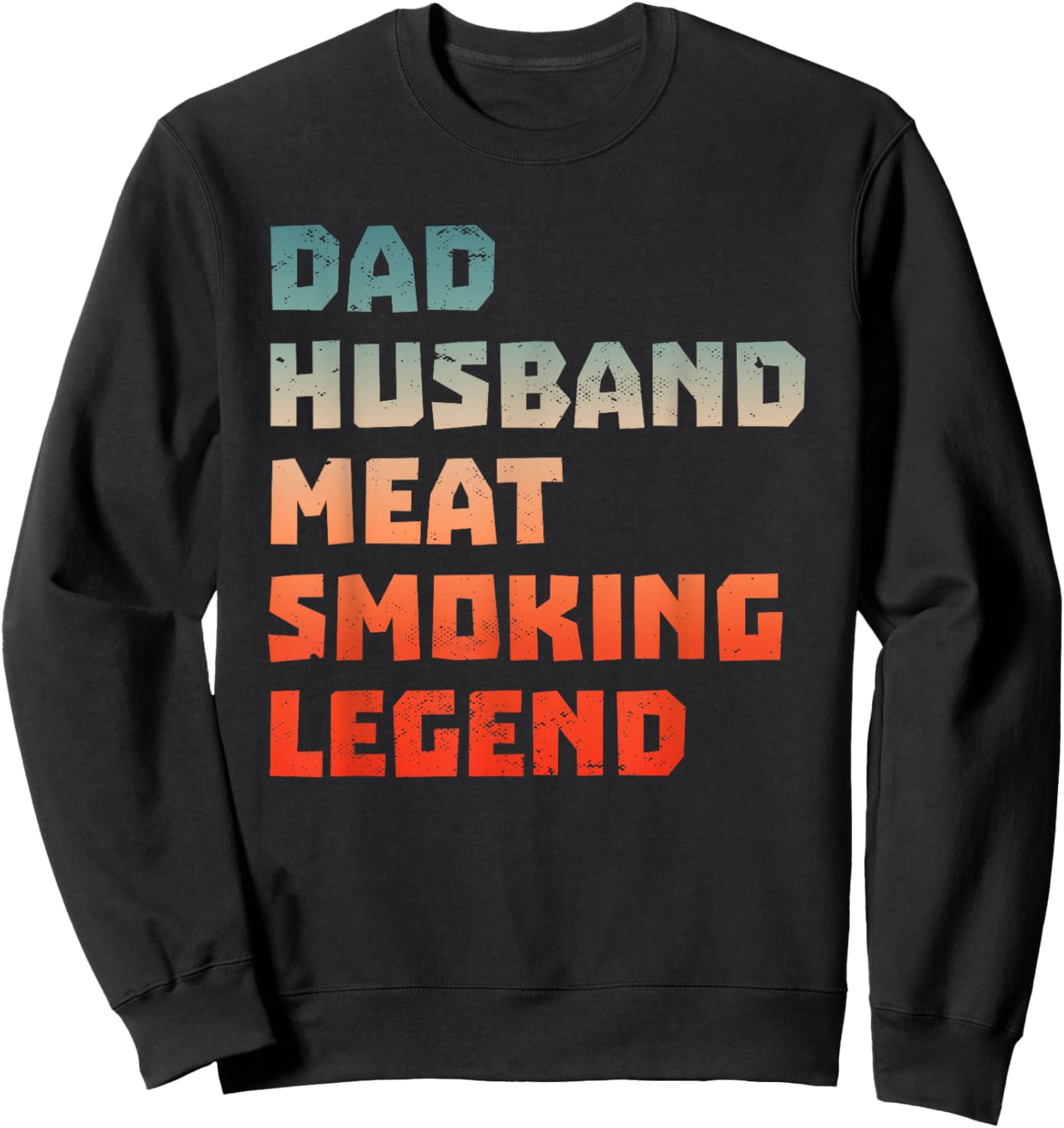 Meat Smoker Smoking Meat Grilling Barbecue Lover BBQ Party Sweatshirt - Sweatshirt | Black