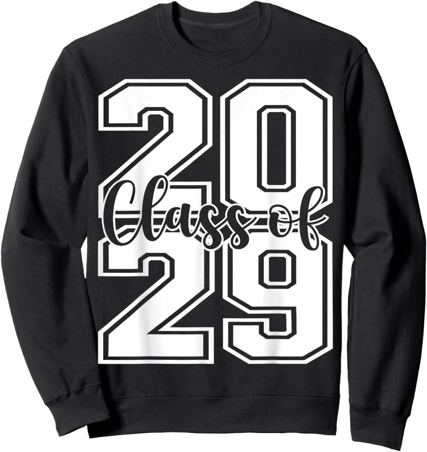 Class Of 2029 Growing Up graduate for Senior 2029 Graduation Sweatshirt - Sweatshirt | Black