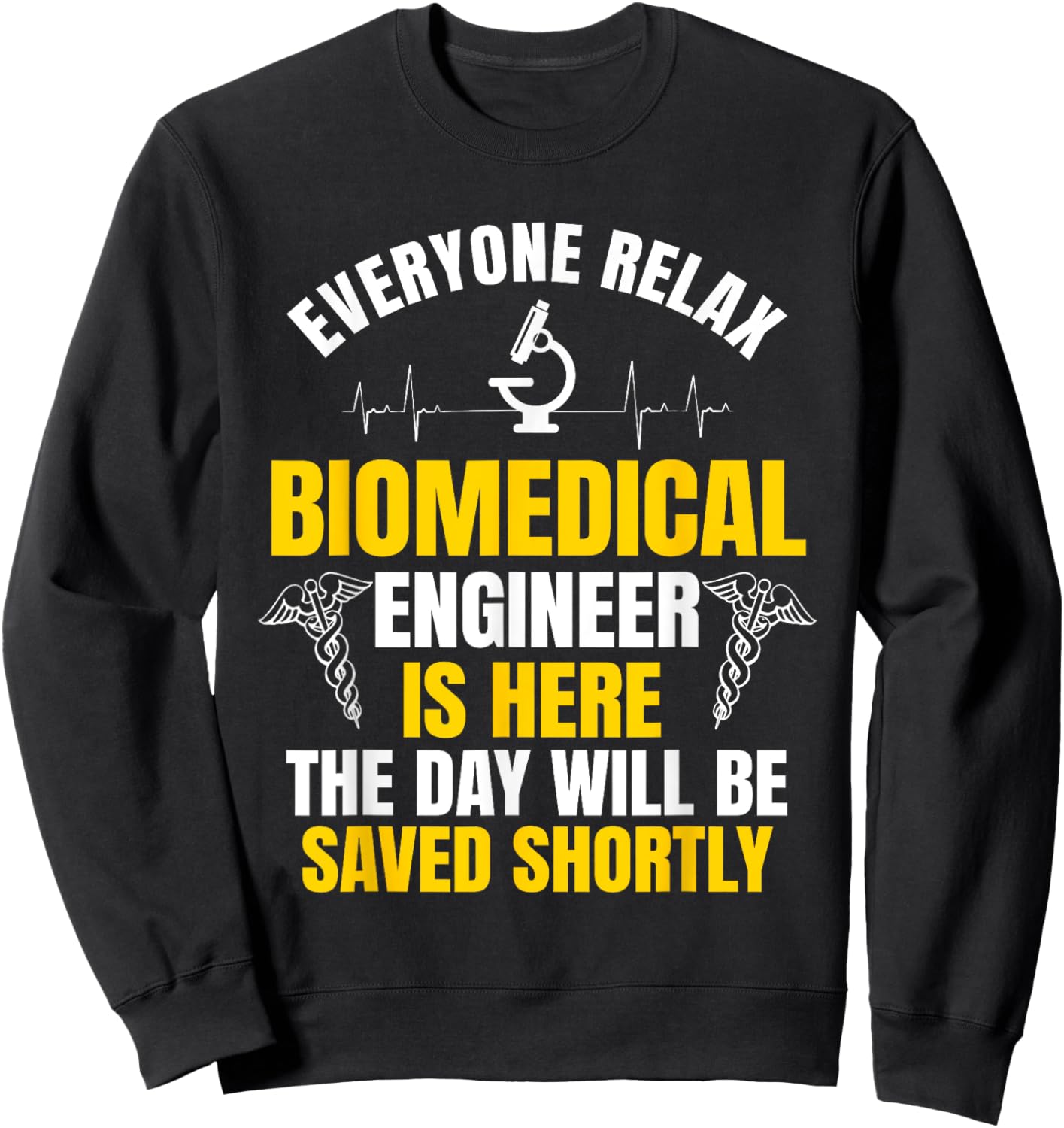 Biomedical Engineering Medical Engineer Bioengineer Sweatshirt - Sweatshirt | Black