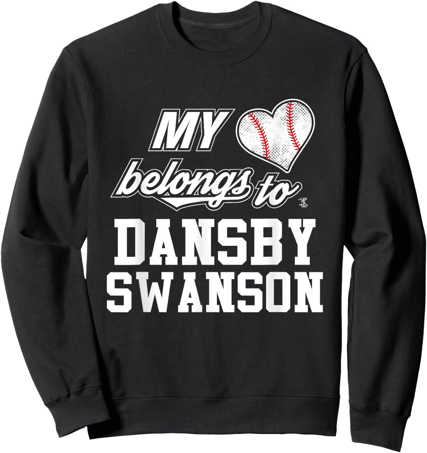 Dansby Swanson Gameday Sweatshirt - Sweatshirt | Black