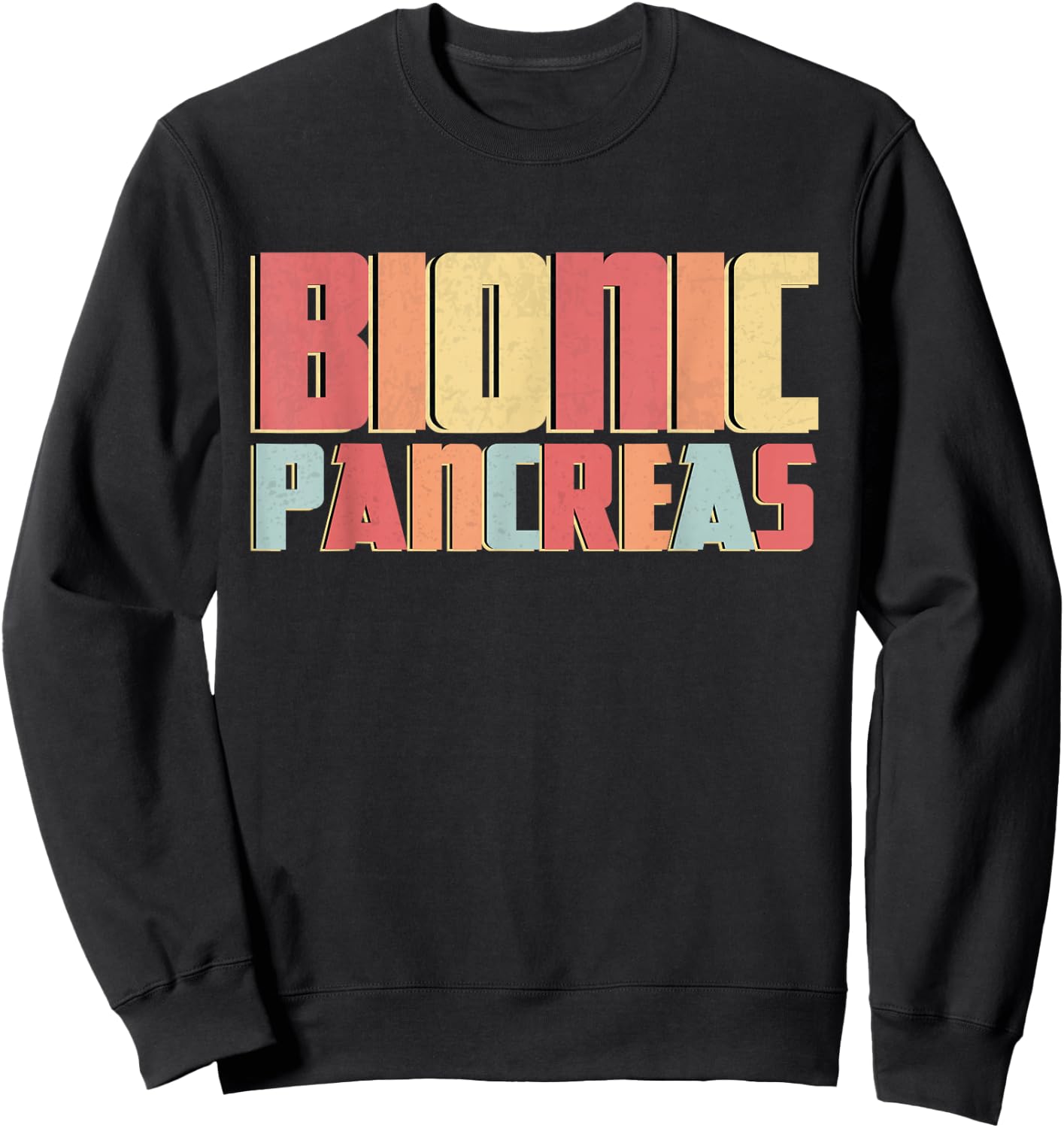 Bionic Pancreas Transplant Surgery Injury Thera Sweatshirt - Sweatshirt | Black