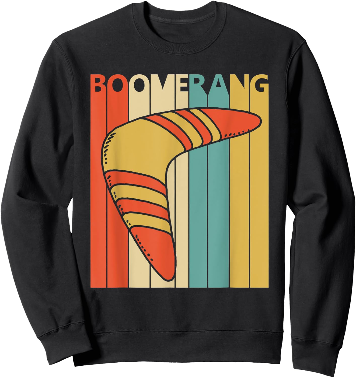 Vintage Boomerang Sweatshirt - Sweatshirt | Black