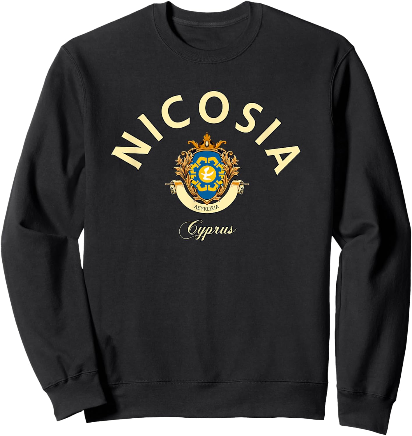 Nicosia Cyprus, Nicosia trip, Cyprus Capital Sweatshirt - Sweatshirt | Black