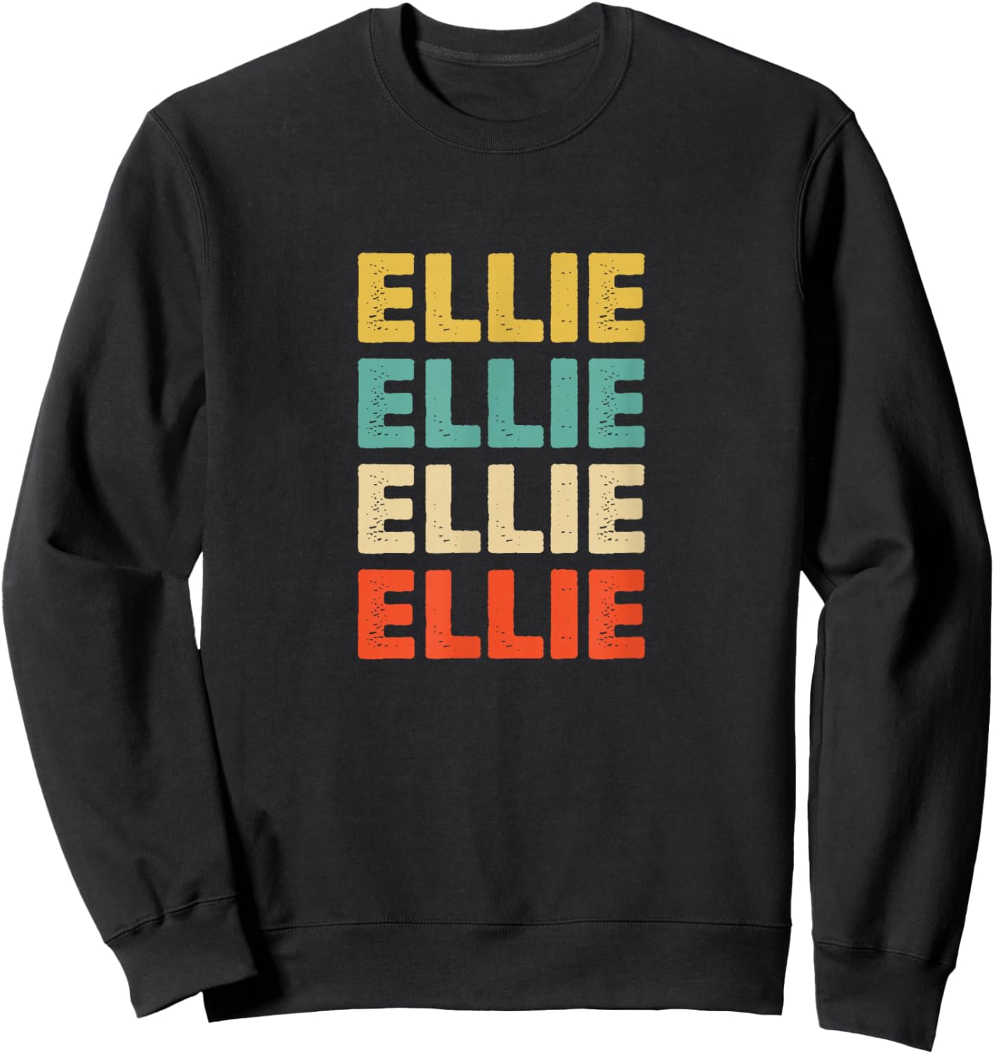 Ellie Name Sweatshirt - Sweatshirt | Black