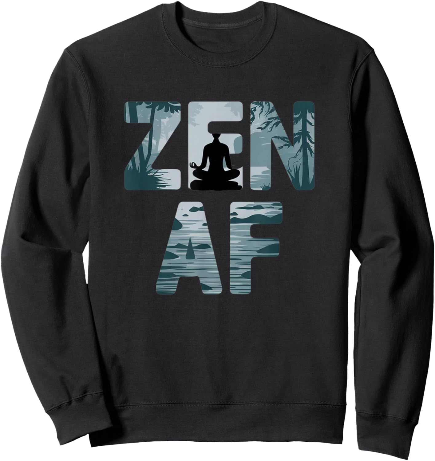 Zen AF Sweatshirt - Sweatshirt | Black