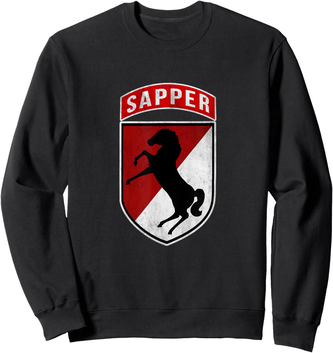 11th Armored Cavalry Regiment Sapper 11th ACR Veteran Papa Sweatshirt - Sweatshirt | Black