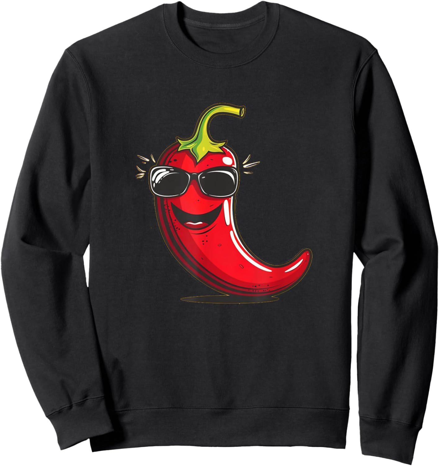Pretty Chili Costume for Peppers Lovers Sweatshirt - Sweatshirt | Black