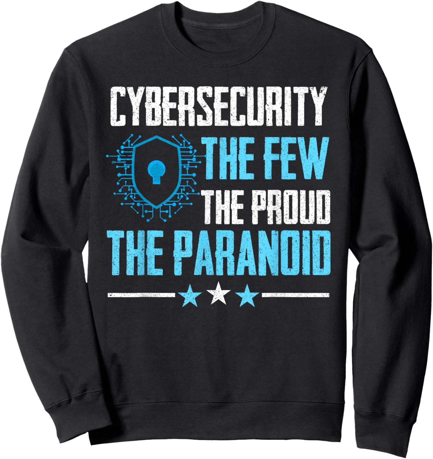 Cyber Security Professional -Adults Cybersecurity Black Small Short Sleeve Modern Sweatshirt - Sweatshirt | Black