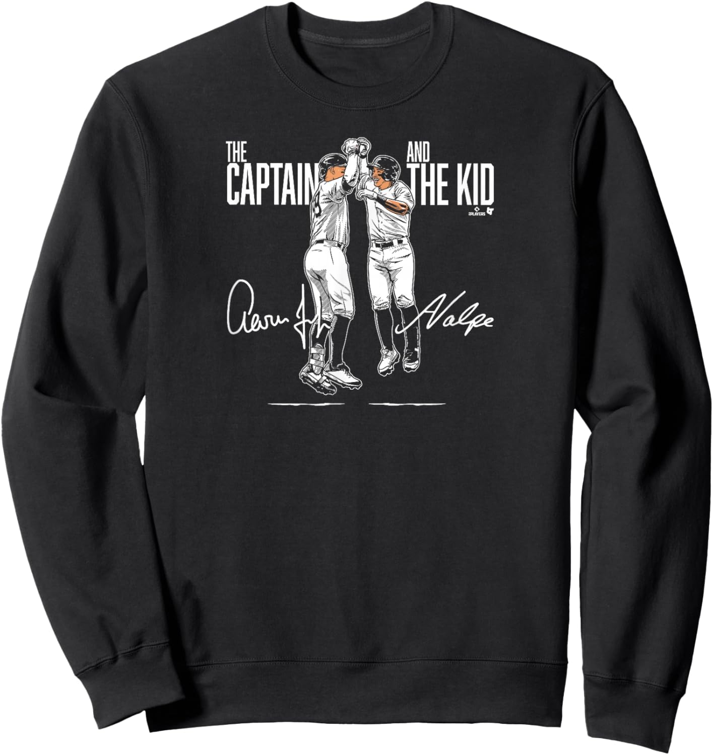 Judge & Volpe - The Captain & The Kid - New York Baseball Sweatshirt - Sweatshirt | Black