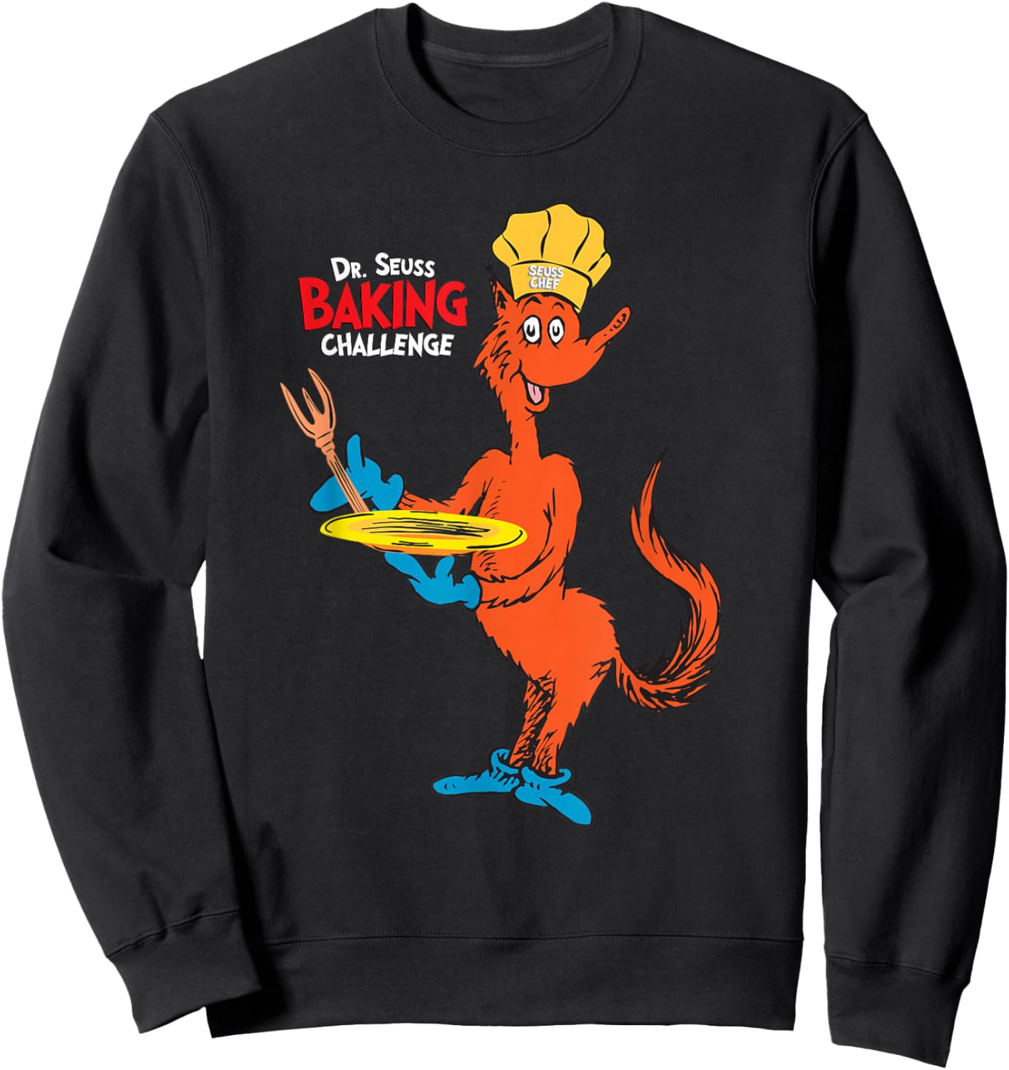 Dr. Seuss Baking Challenge Fox in Socks Sweatshirt - Sweatshirt | Black