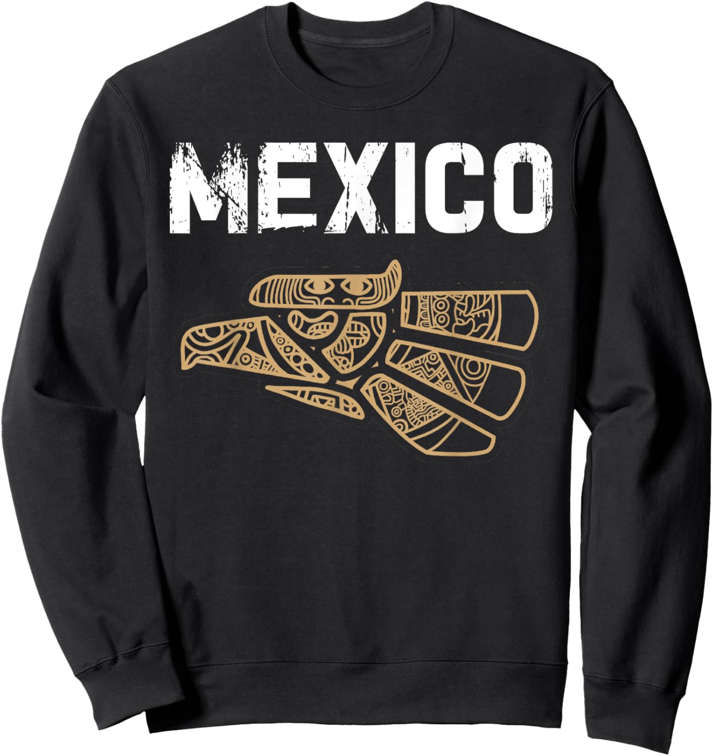 México Mexico Cinco De Mayo Futbol Pride Mexican Sweatshirt - Sweatshirt | Black
