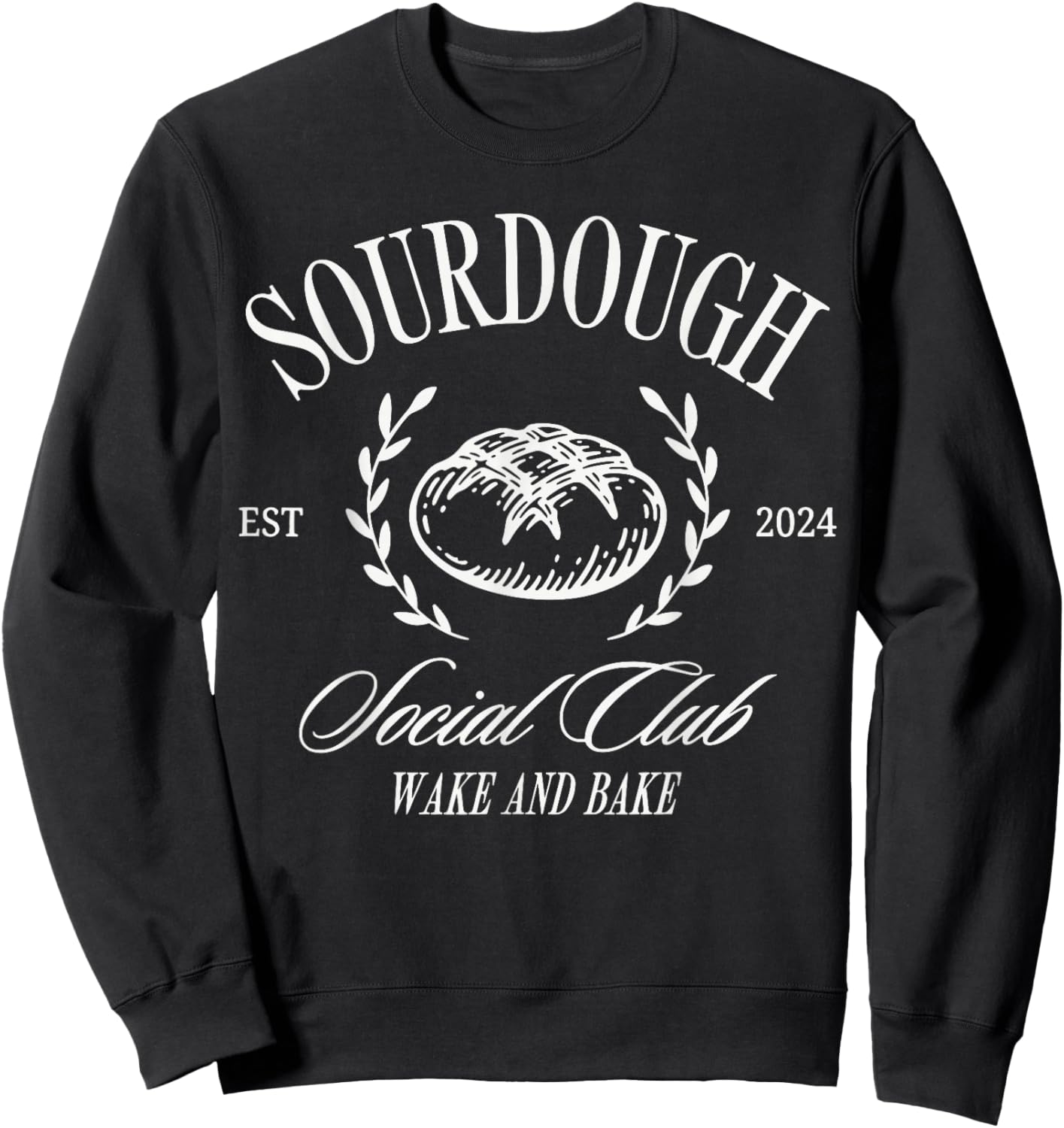Sourdough Social Club Bakery Sweatshirt - Sweatshirt | Black
