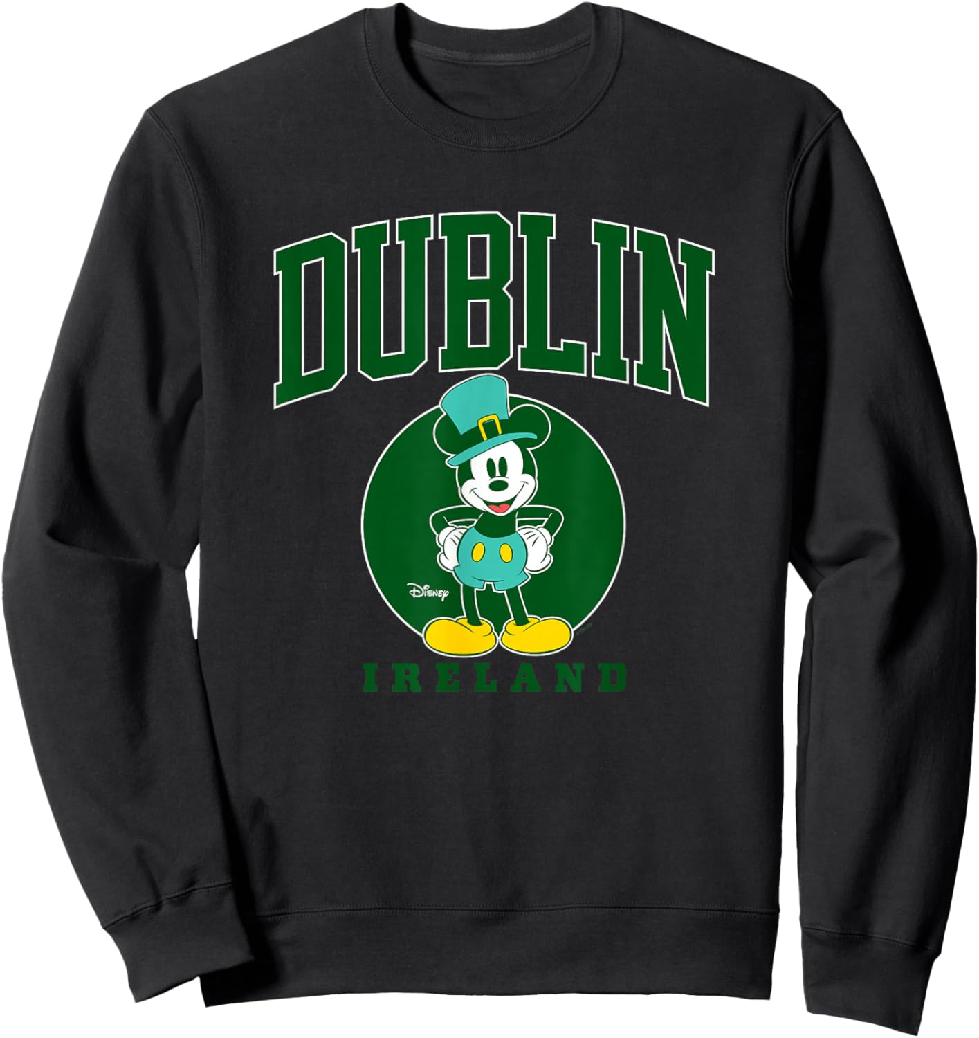 Disney - Mickey Dublin Collegiate Sweatshirt - Sweatshirt | Black