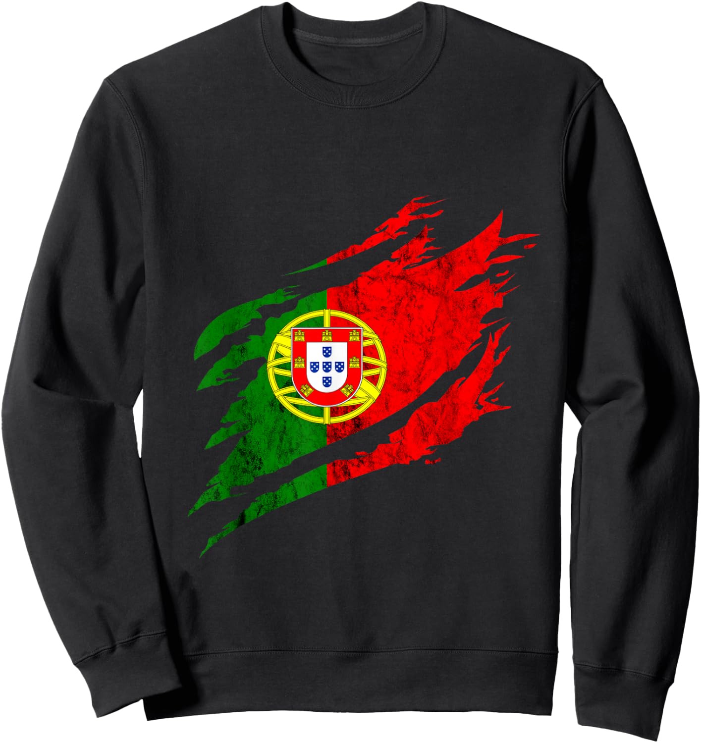 Heroic Flag Portugal Portuguese Flag Portuguese Pride Sweatshirt - Sweatshirt | Black