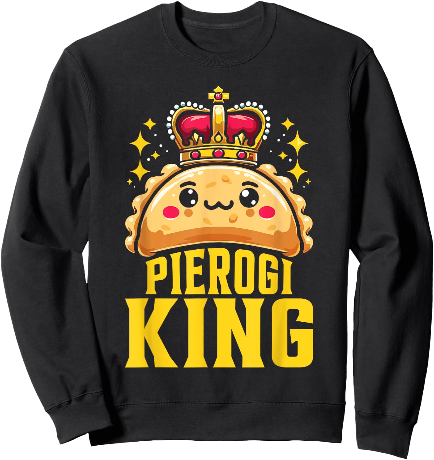 Pierogi King Sweatshirt - Sweatshirt | Black