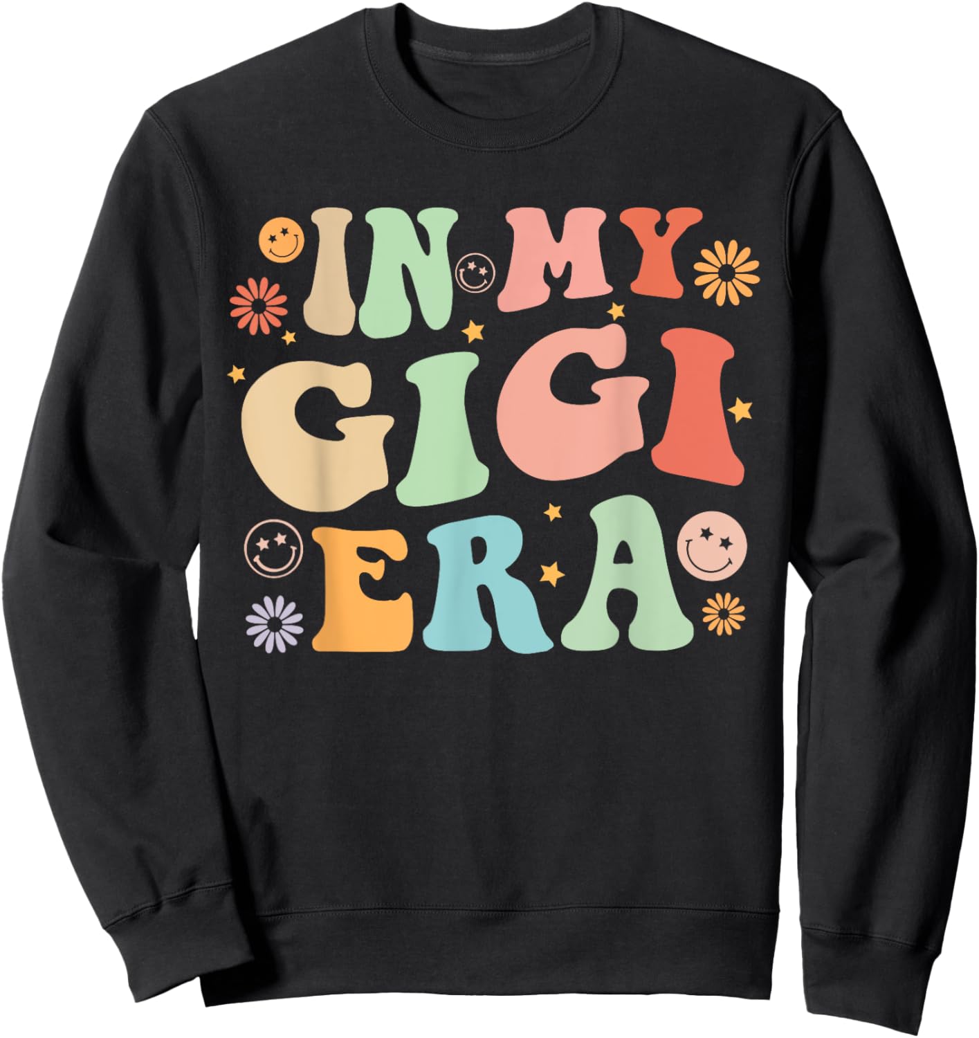 Gigi for Grandma Grandmother Announcement Mothers Day Sweatshirt - Sweatshirt | Black
