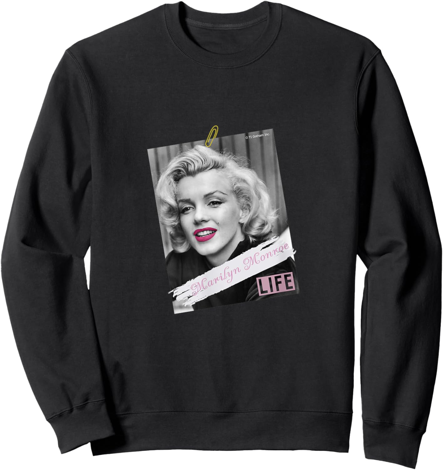 LIFE Bildersammlung _ Marilyn Monroe 01 Sweatshirt - Sweatshirt | Black