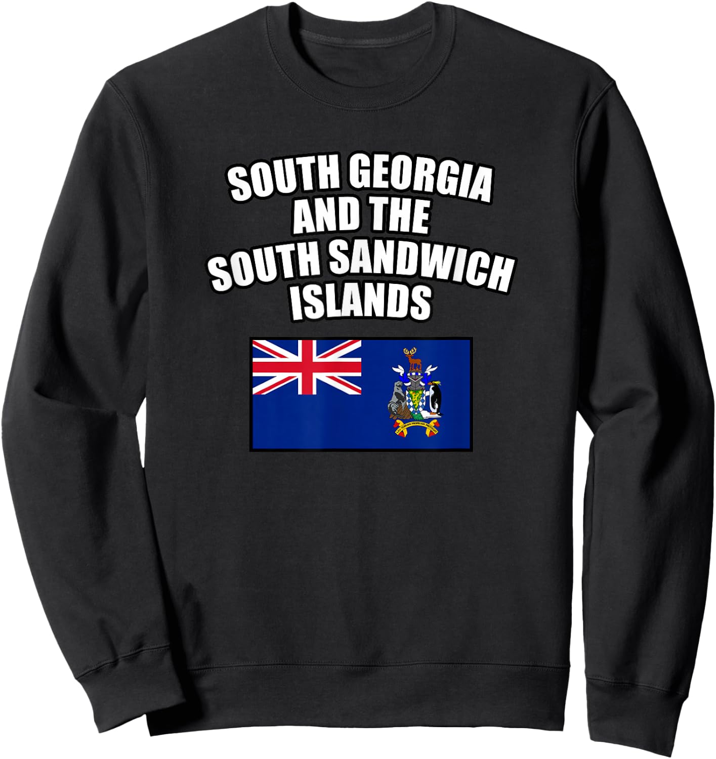 South Georgia and the South Sandwich Islands Sweatshirt - Sweatshirt | Black