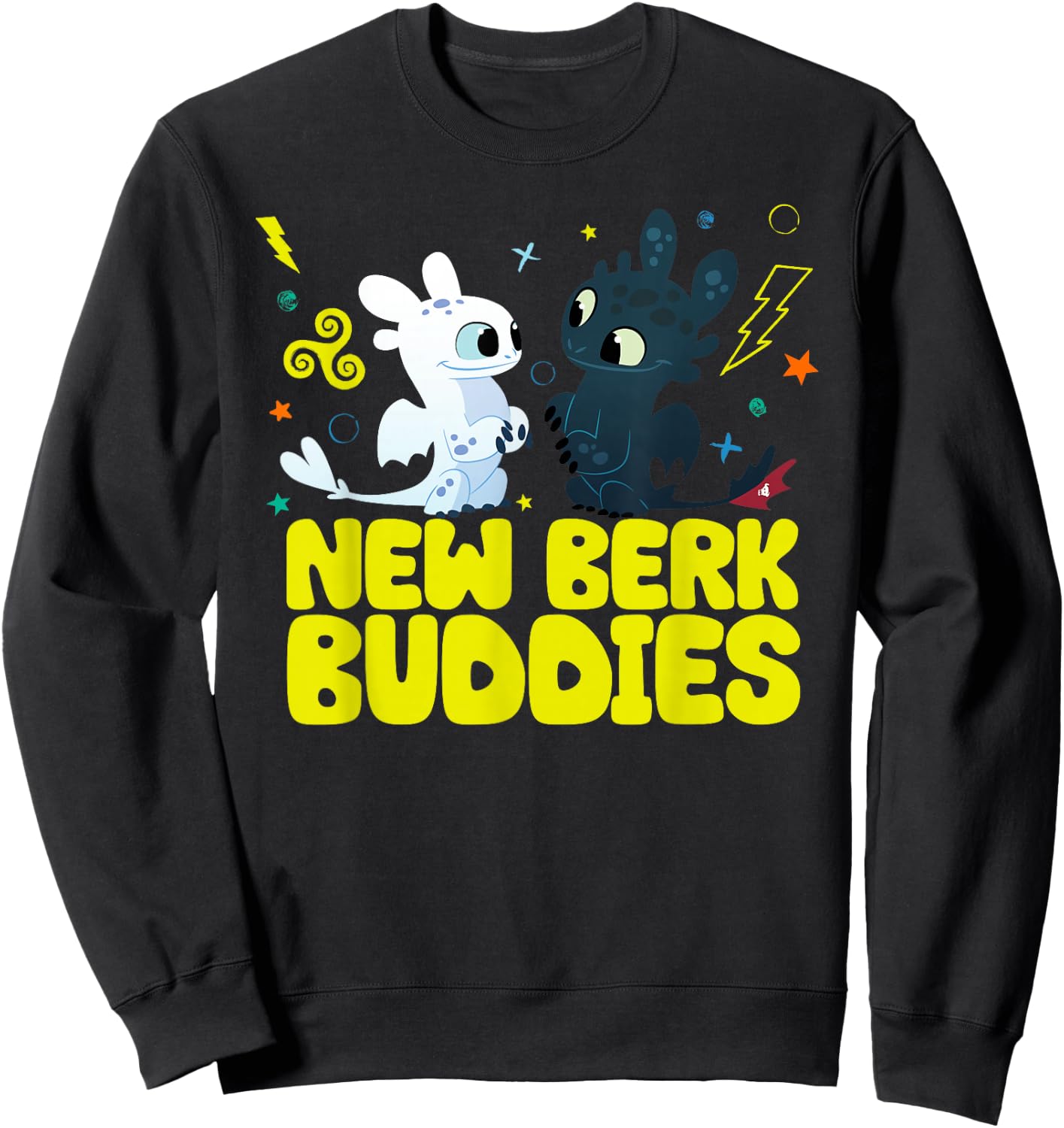 How to Train Your Dragon 3 New Berk Buddies Sweatshirt - Sweatshirt | Black