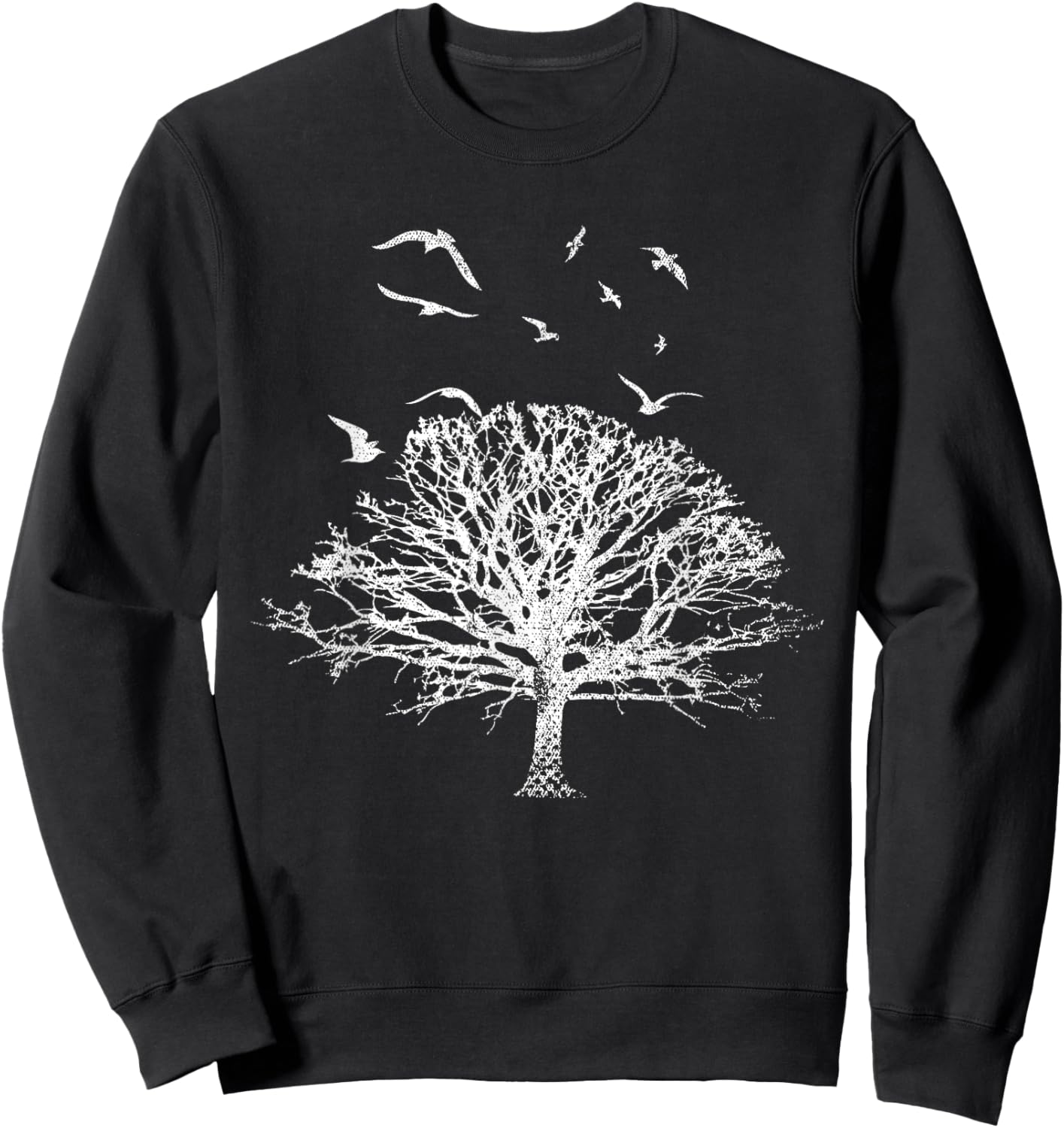 Flock Of Birds Outdoor Wildlife Nature Forest Sweatshirt - Sweatshirt | Black