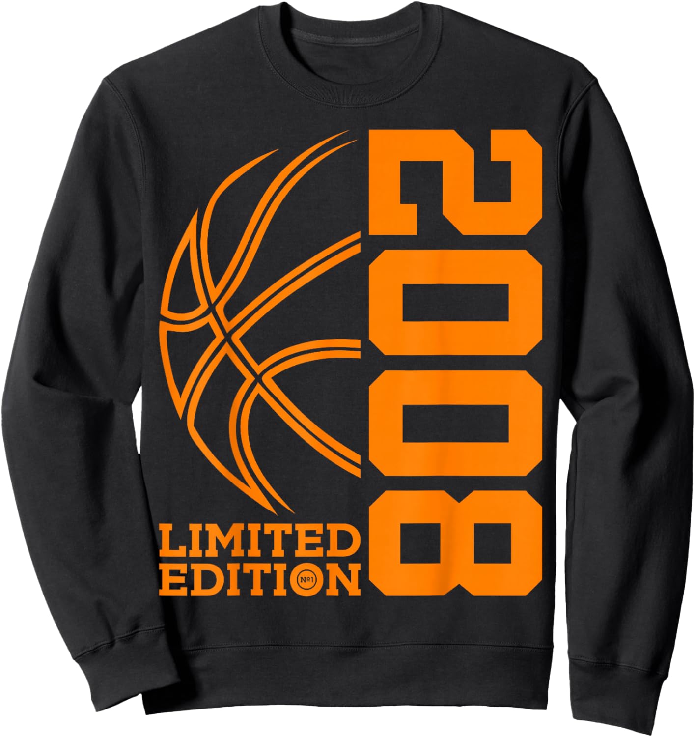 18th BIRTHDAY BASKETBALL LIMITED EDITION 2008 Sweatshirt - Sweatshirt | Black