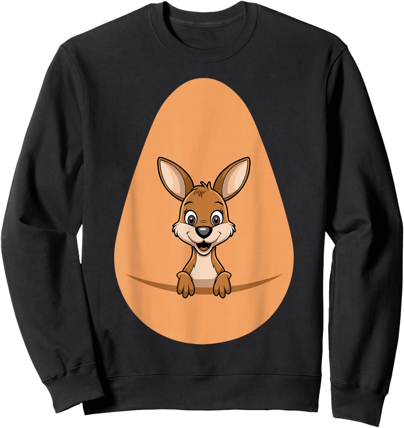Cute Kangaroo Pouch Halloween Costumes Group Family Sweatshirt - Sweatshirt | Black