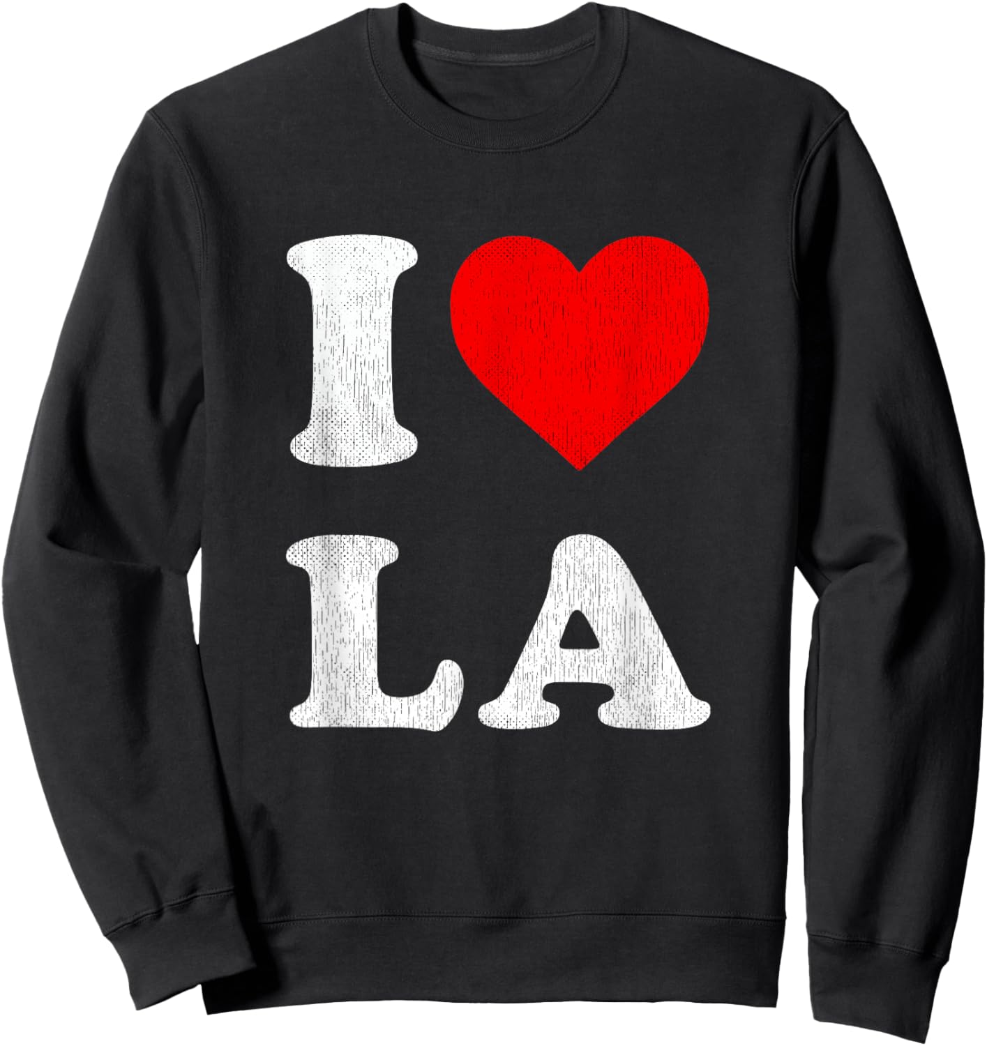 I Heart LA Souvenir I Love Los Angeles Sweatshirt - Sweatshirt | Black