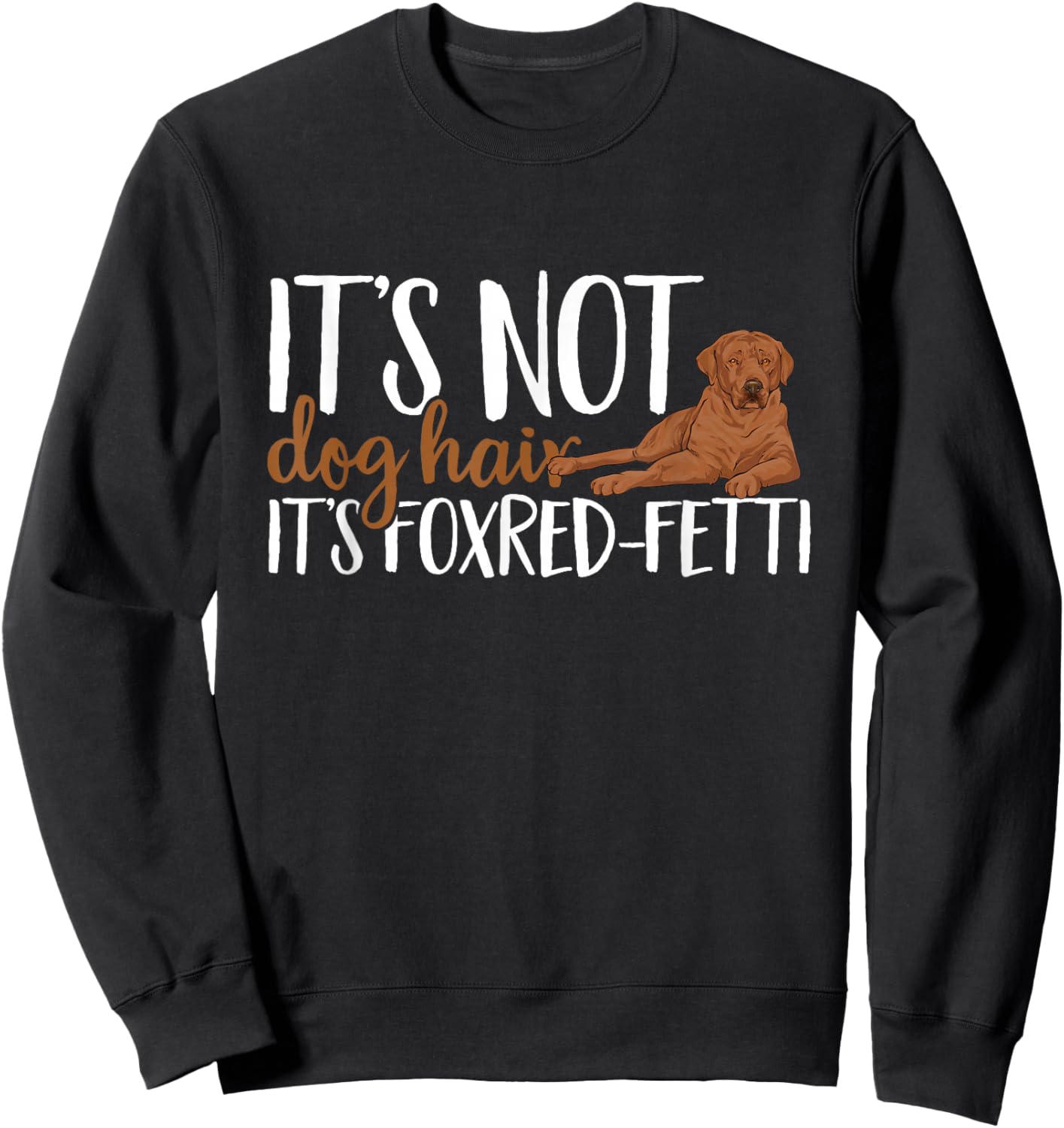 Foxred Labrador Retriever Sweatshirt - Sweatshirt | Black