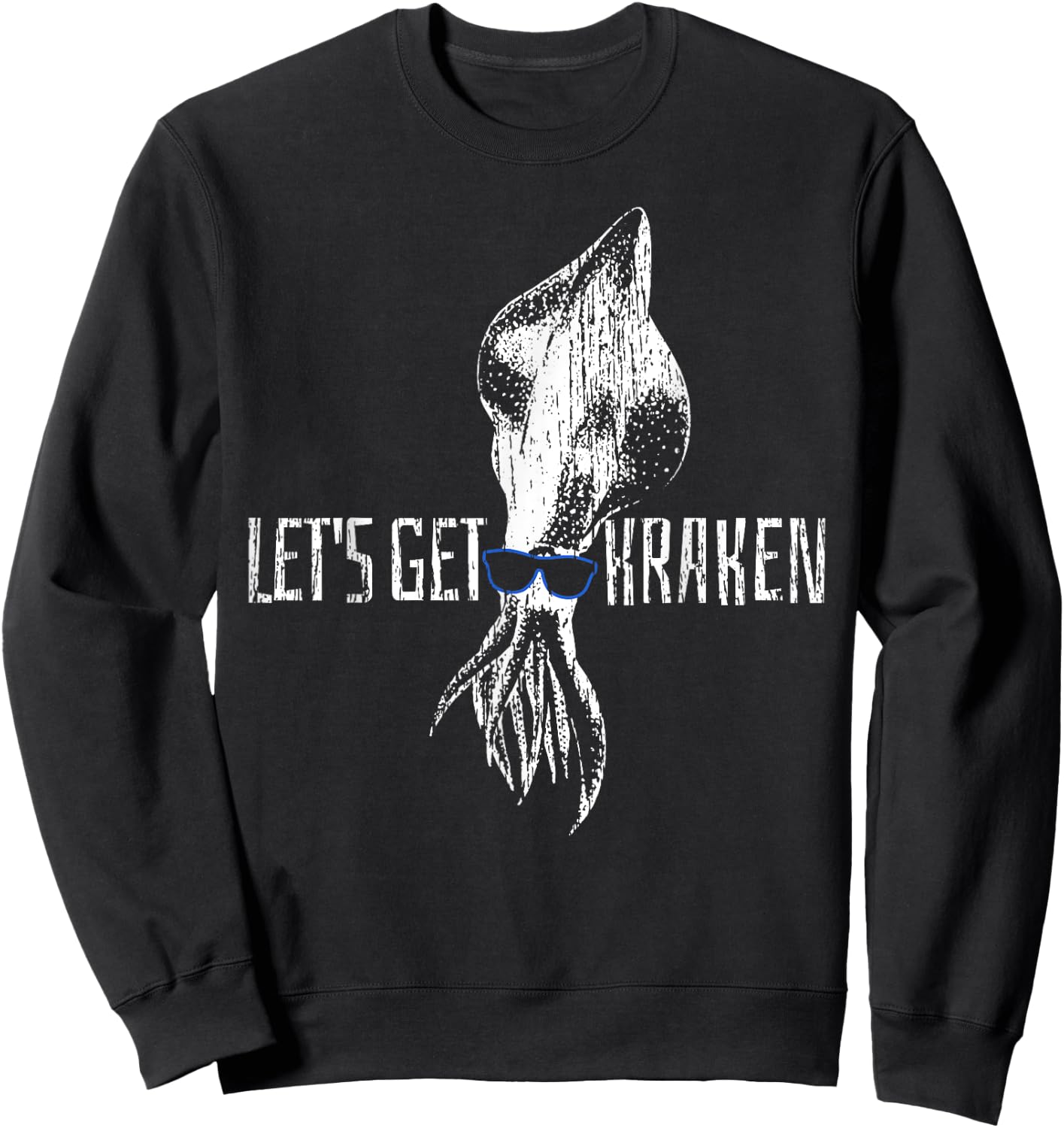 Squid Marine Biology Sweatshirt - Sweatshirt | Black