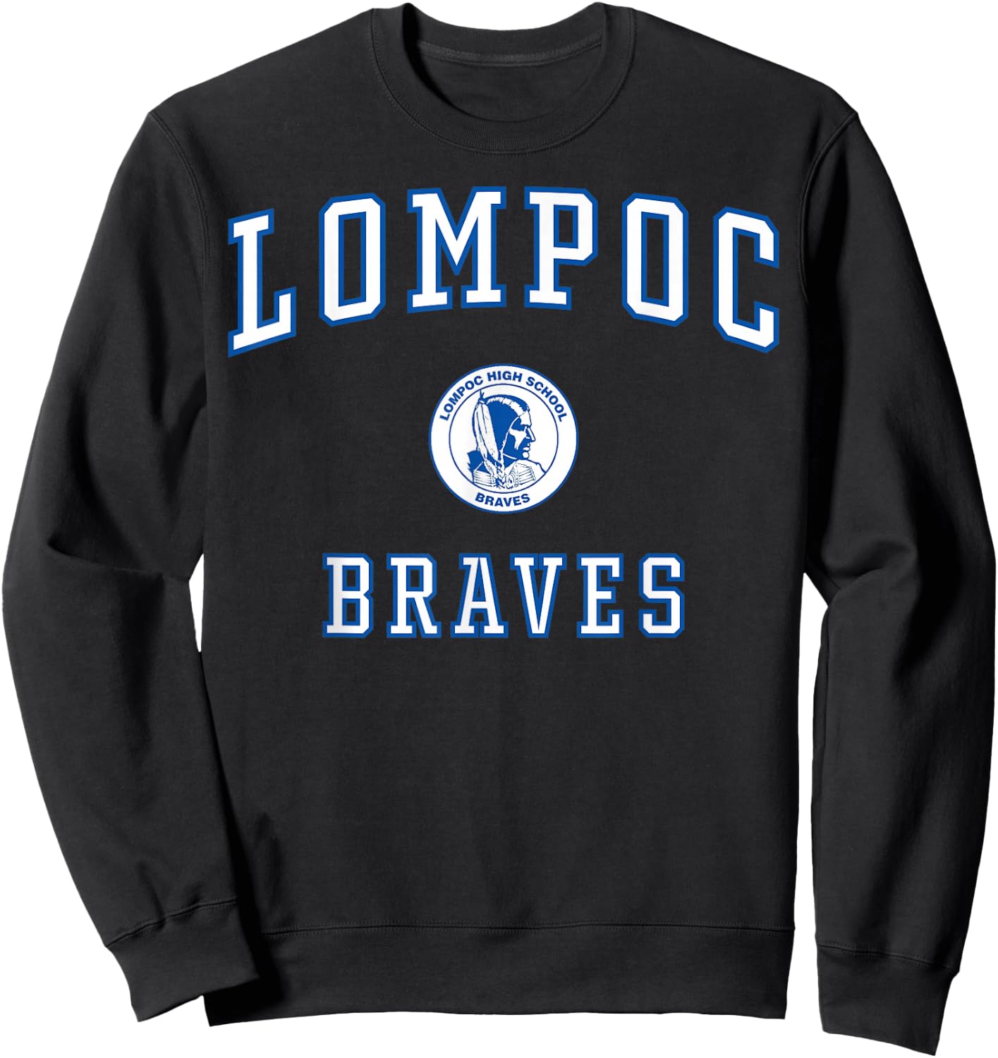 Lompoc High School Braves C1 Sweatshirt - Sweatshirt | Black