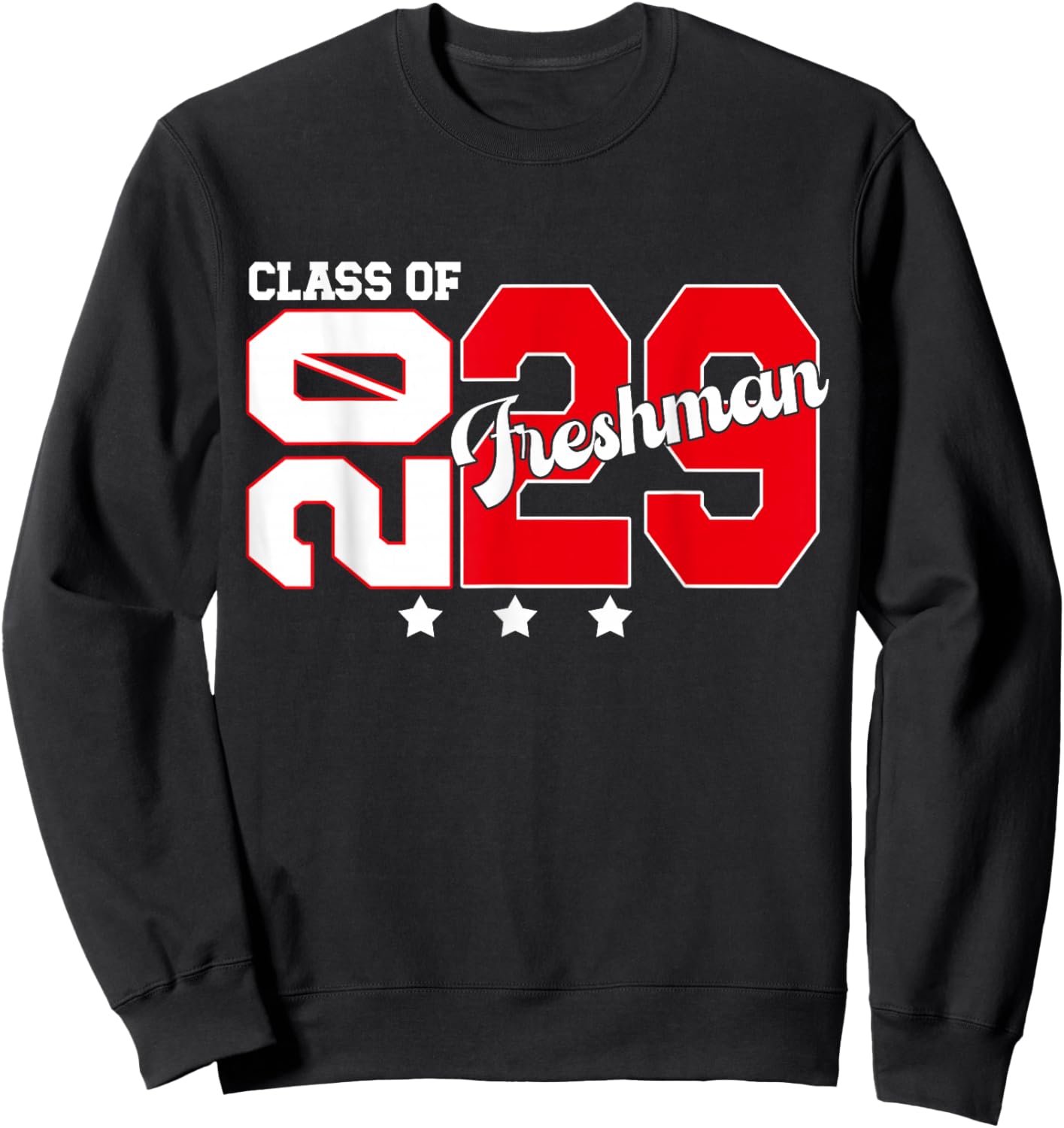 Freshman Class Of 2029 Back to School Freshman 2029 Sweatshirt - Sweatshirt | Black