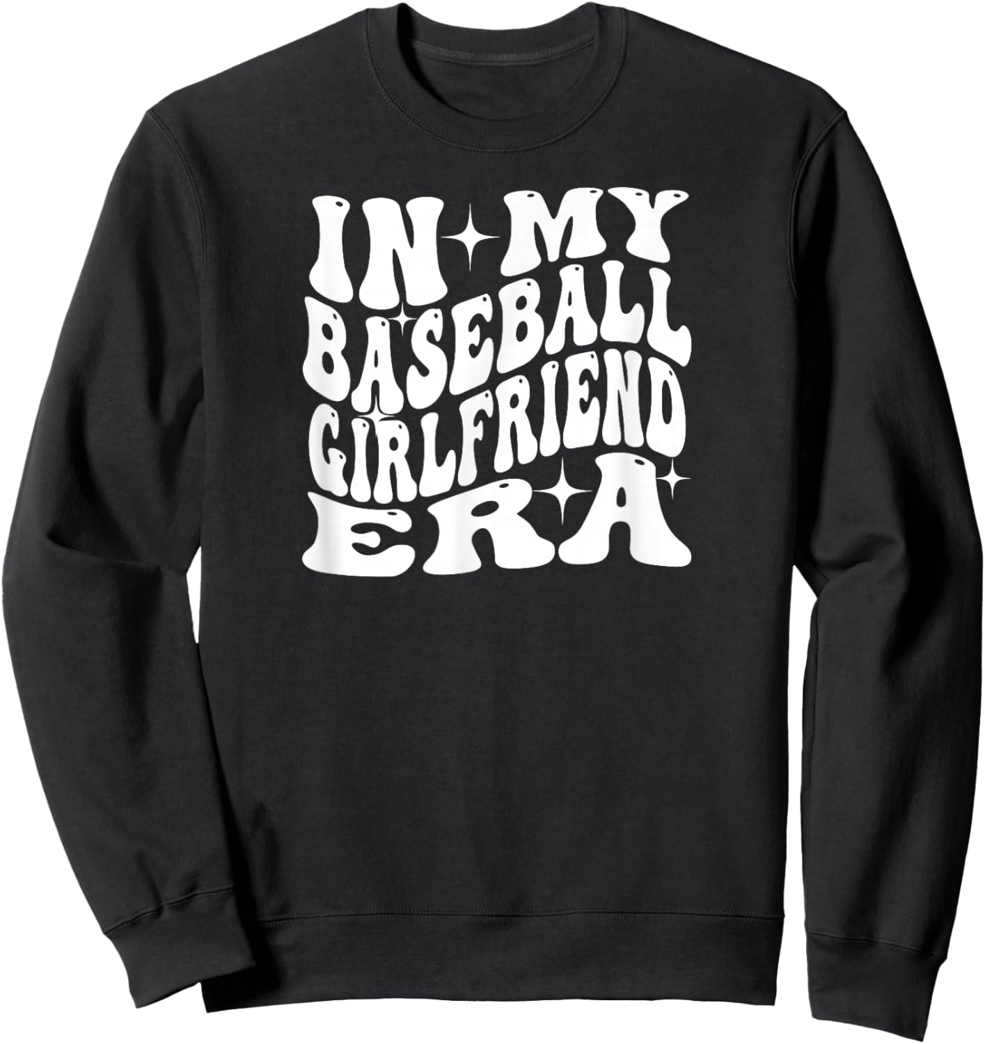 In my Baseball Girlfriend Era Sweatshirt - Sweatshirt | Black