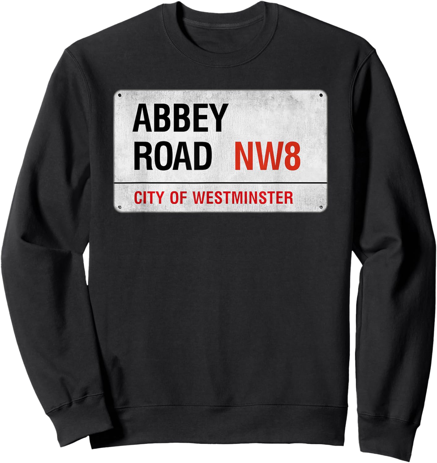 London Tourist Abbey Road NW8 Sweatshirt - Sweatshirt | Black