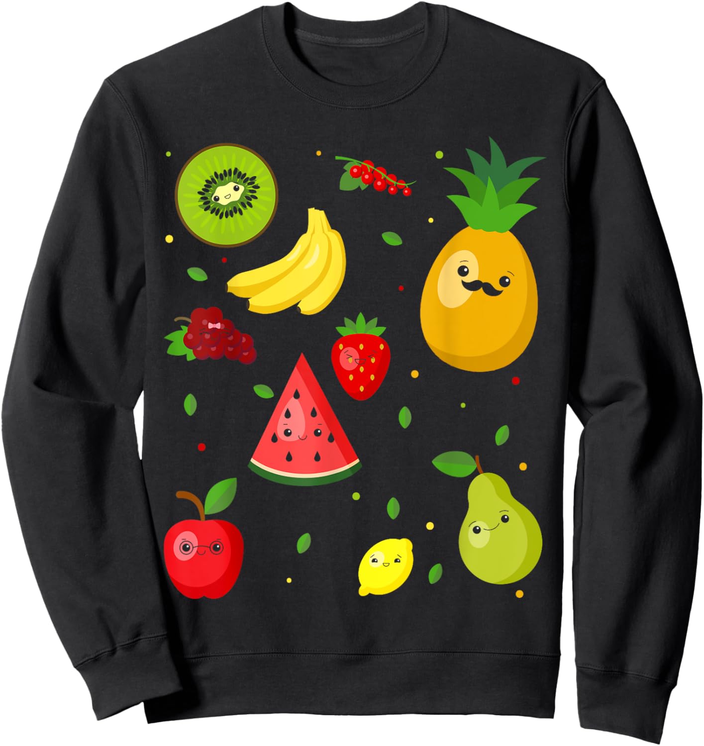 Fruits Costume Cute Fruit Salad Men Women Couples Sweatshirt - Sweatshirt | Black