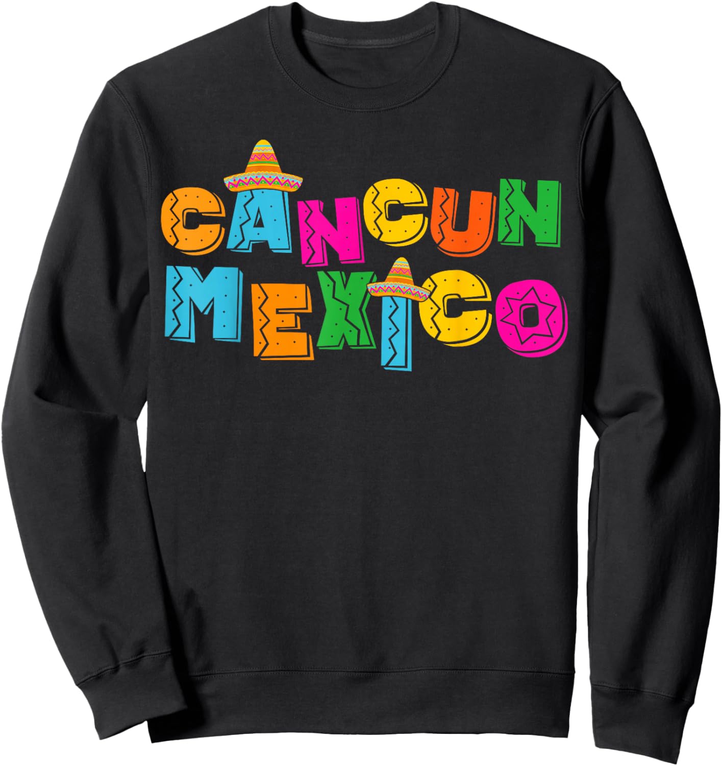 Cancun Mexico Sweatshirt - Sweatshirt | Black