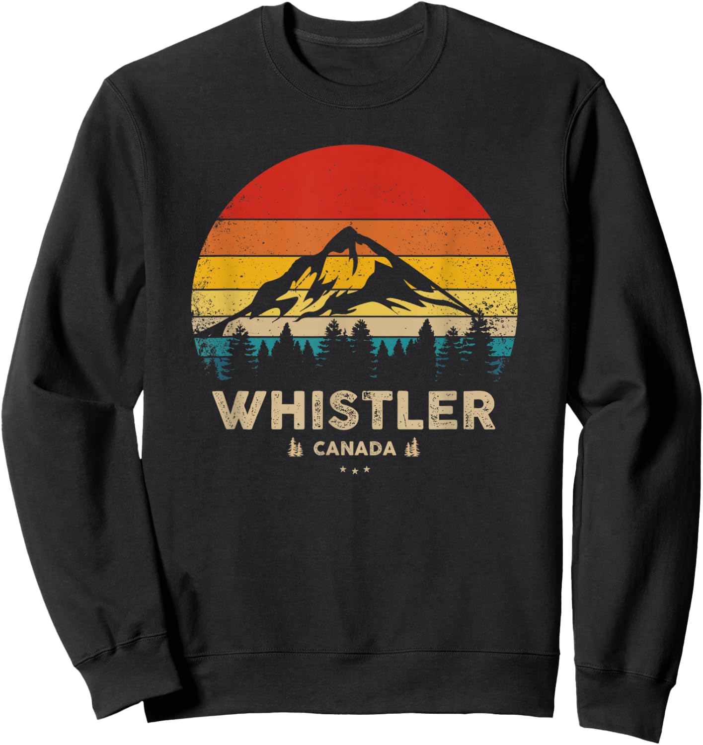 Whistler Souvenir - Canada Vacation Reminder Sweatshirt - Sweatshirt | Black