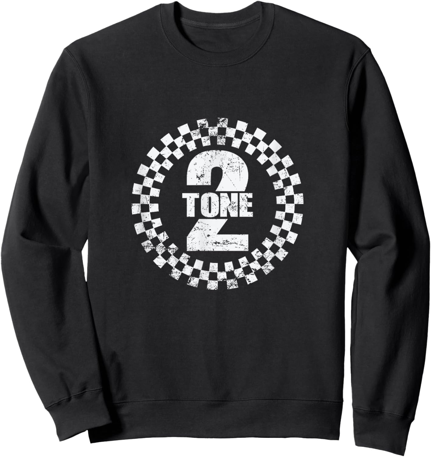 Ska 2 Tone Jazz Vibrating Grooves Sweatshirt - Sweatshirt | Black