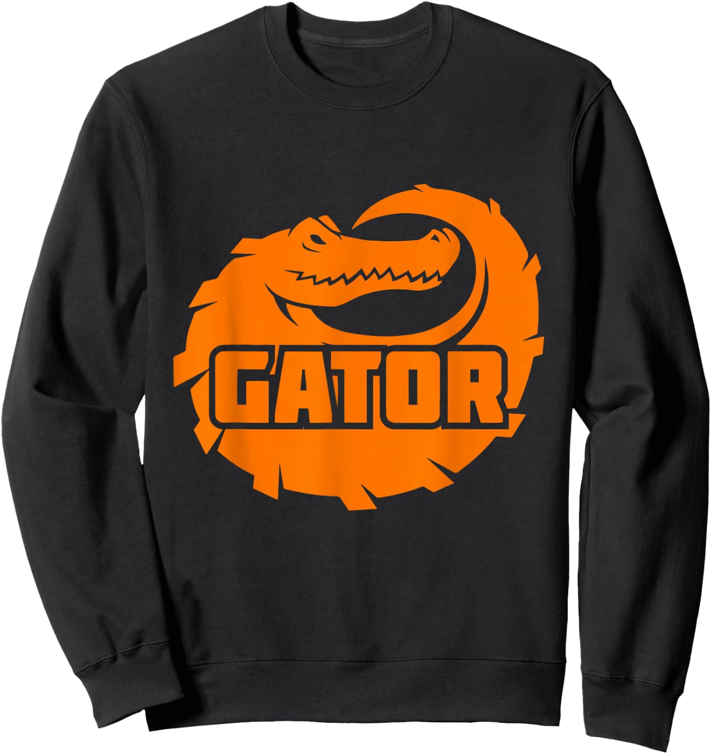 Gator Orange Alligator Sweatshirt - Sweatshirt | Black