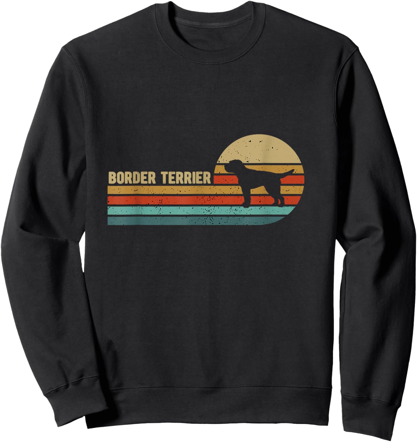 Border Terrier Dog Sweatshirt - Sweatshirt | Black