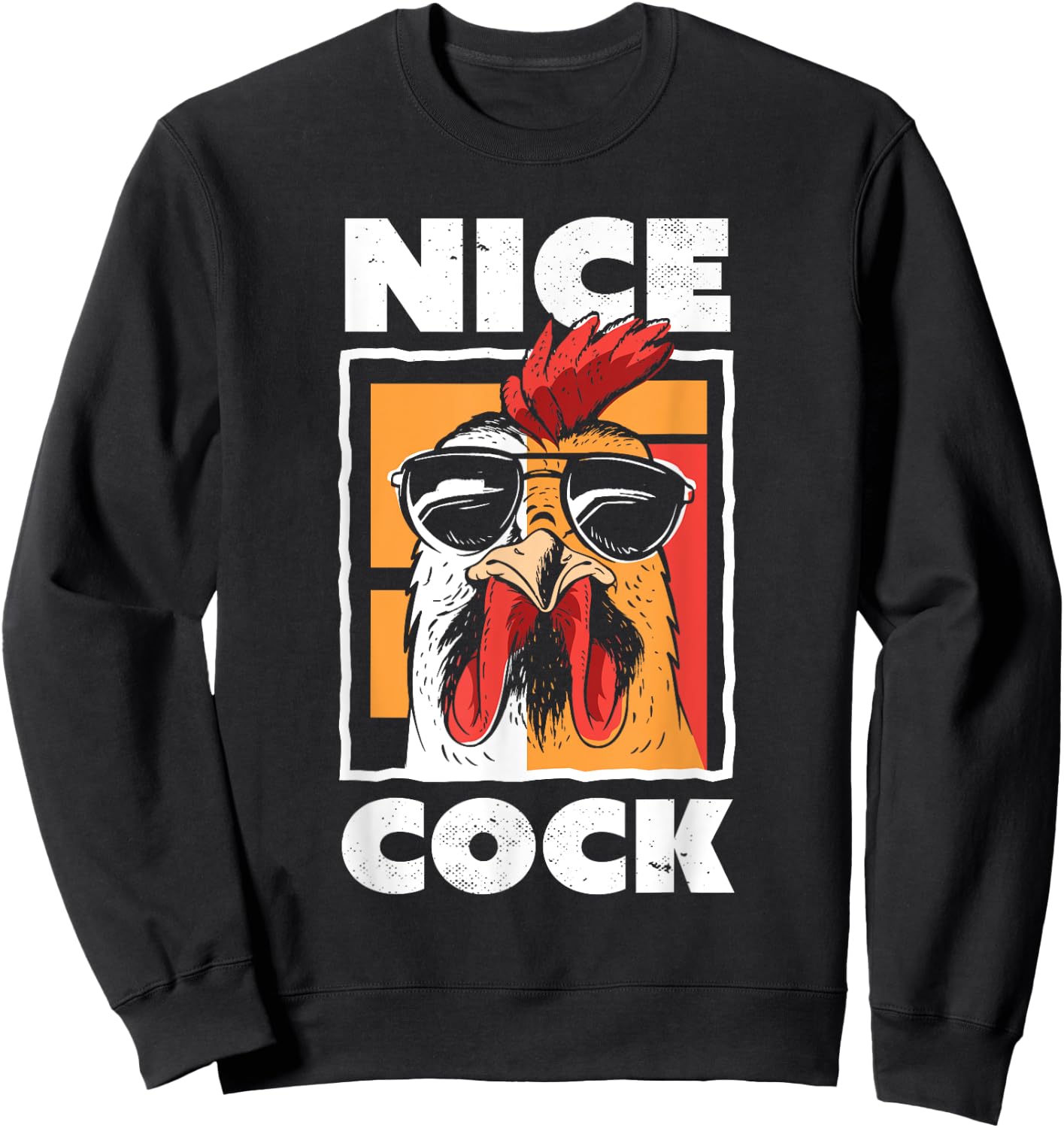 Chicken Farming Funny Nice Cock Gift Sweatshirt - Sweatshirt | Black