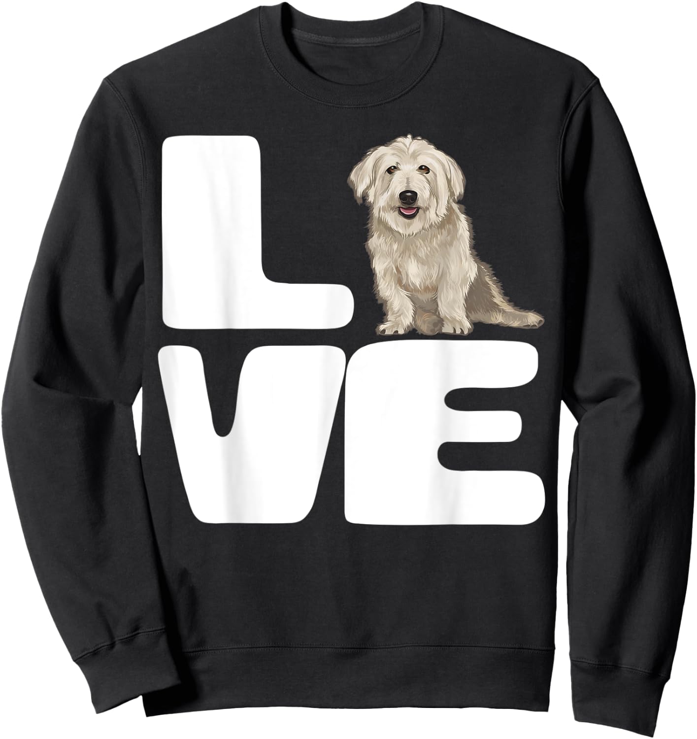 Love My Glen of Imaal Terrier Dog Lover Gift Sweatshirt - Sweatshirt | Black