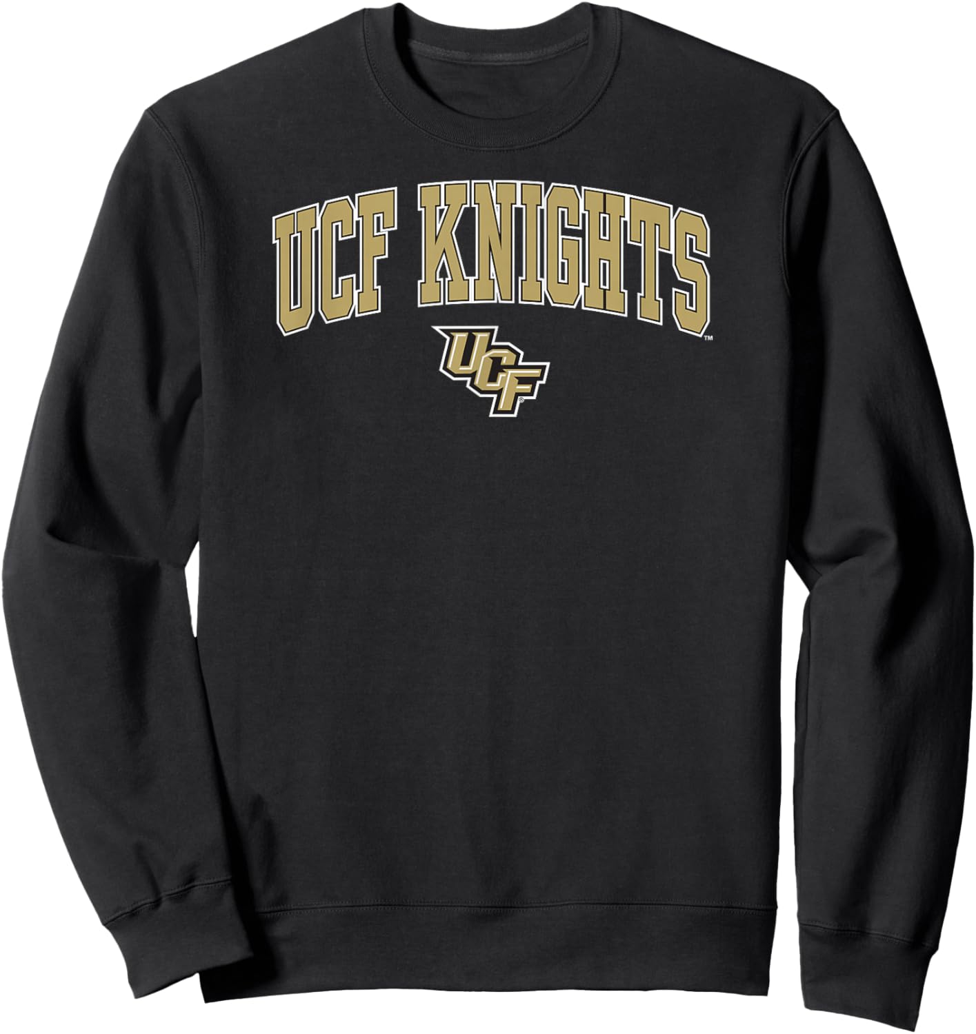 Central Florida Golden Knights Arch Over Dark Heather Sweatshirt - Sweatshirt | Black