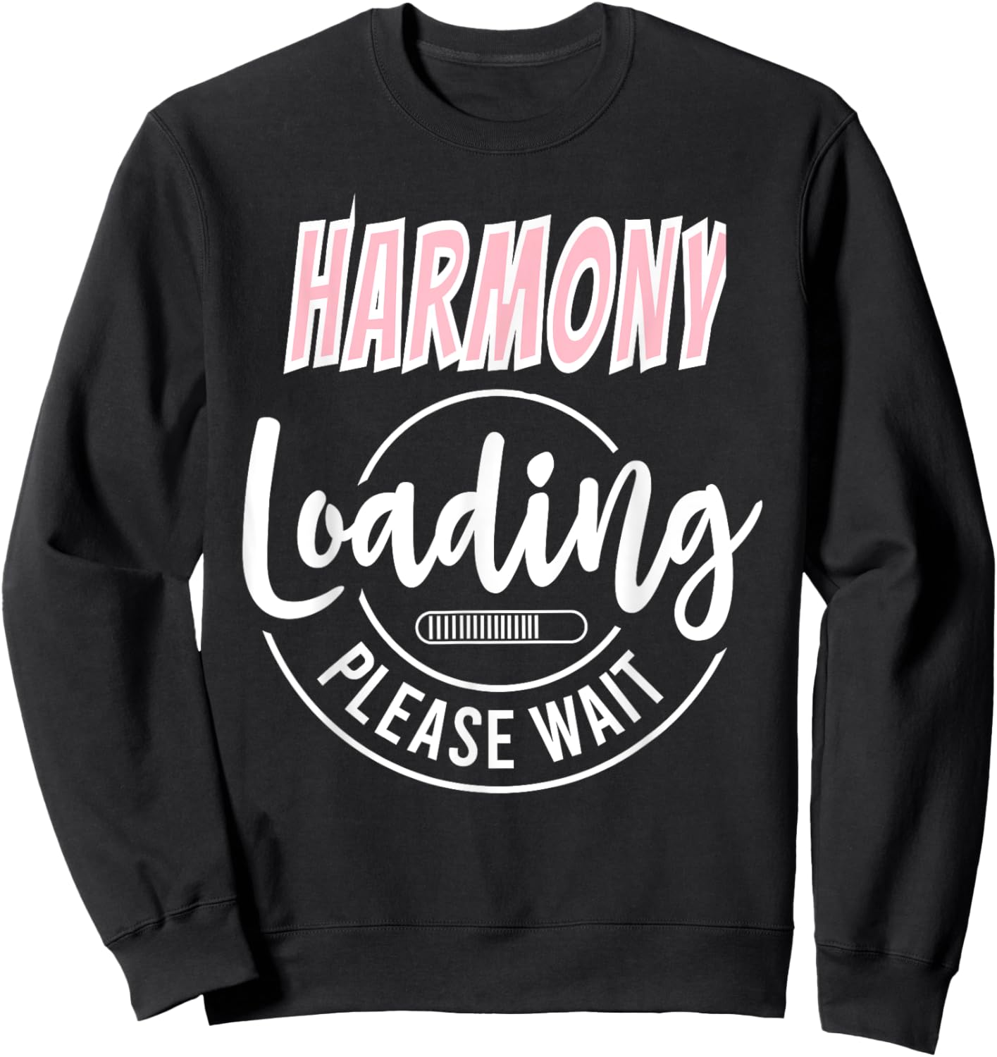 Harmony Custom Personalized Baby Loading Shower Arrival Item Sweatshirt - Sweatshirt | Black