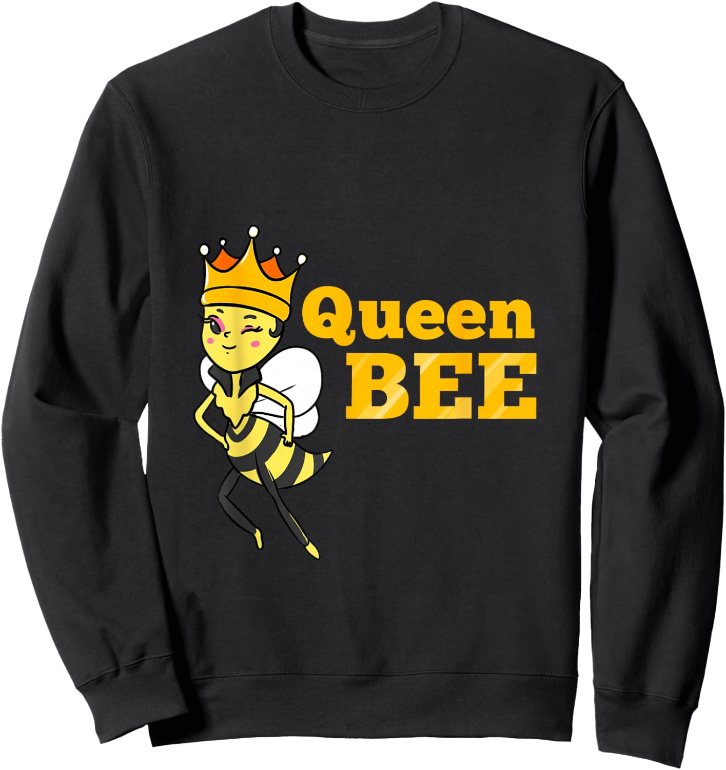Queen Bee Beekeeping Gift Sweatshirt - Sweatshirt | Black