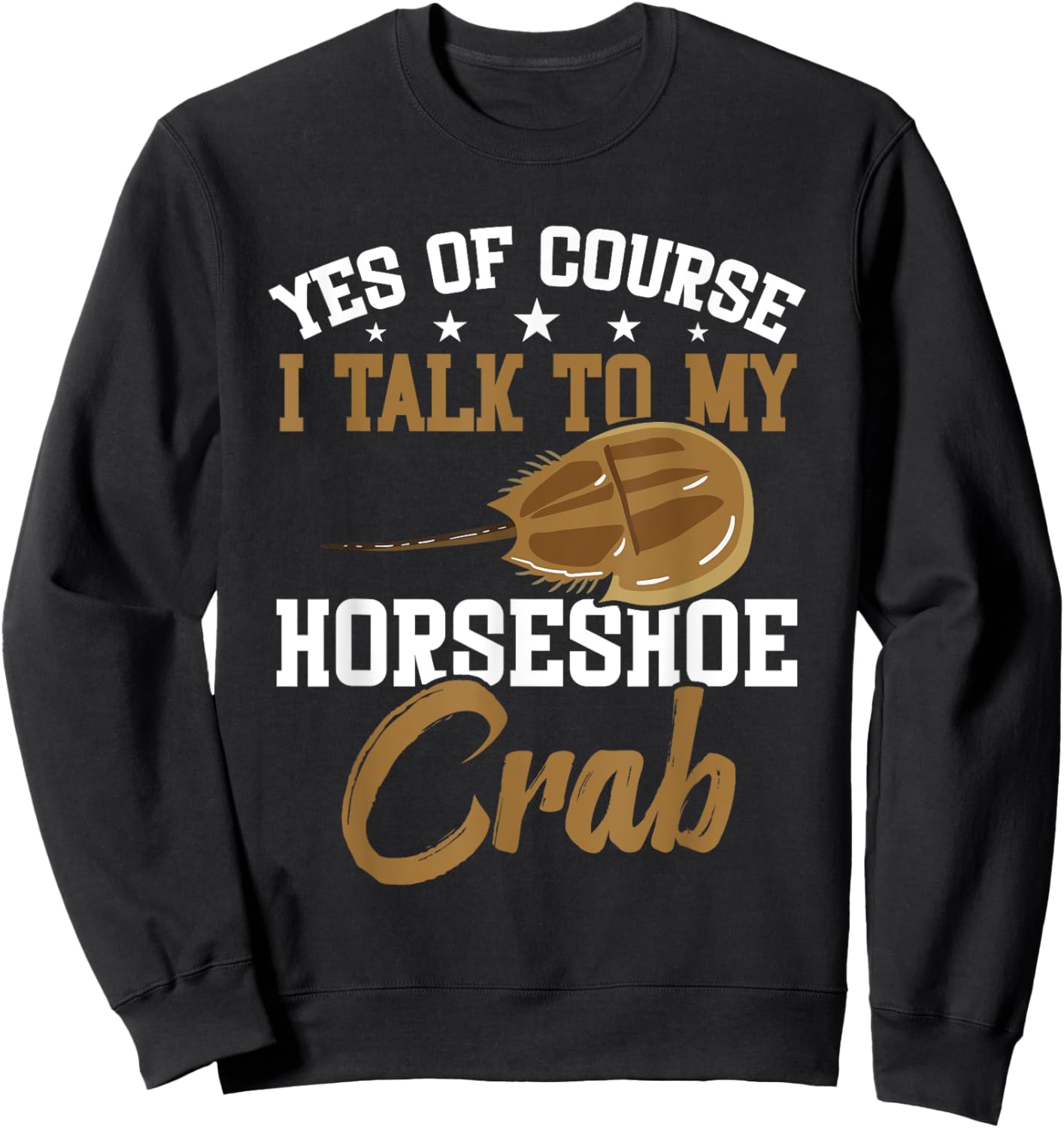 Arthropod Horseshoe Crab Owner Encycloart Arthropod Sweatshirt - Sweatshirt | Black