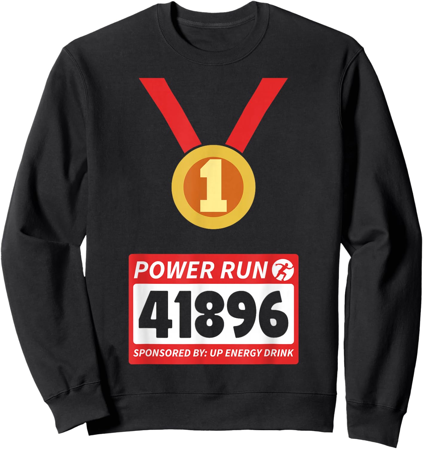 Running Runner Half Marathon Halloween Costume Sweatshirt - Sweatshirt | Black