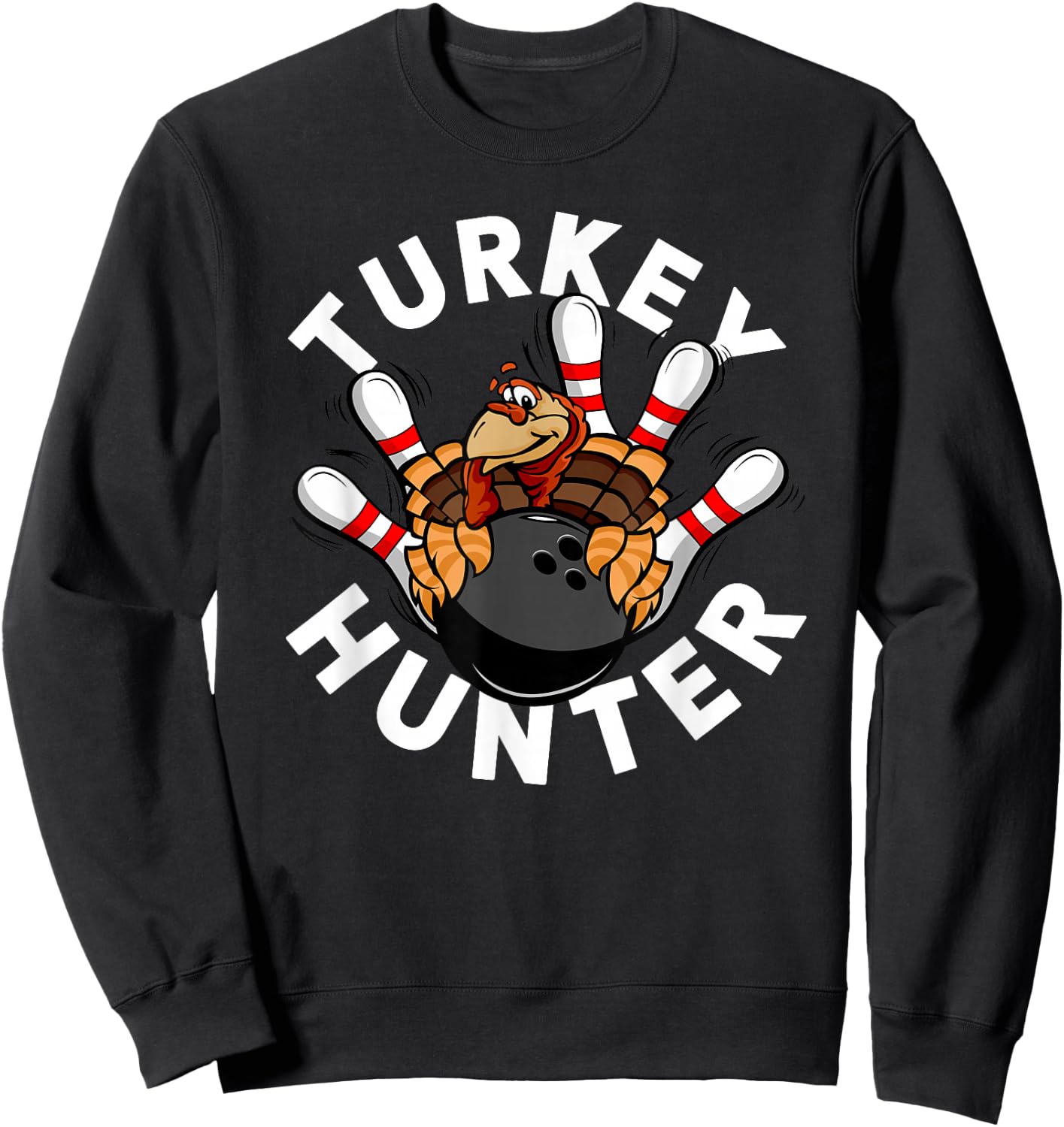 Turkey Hunter Bowling Sweatshirt - Sweatshirt | Black