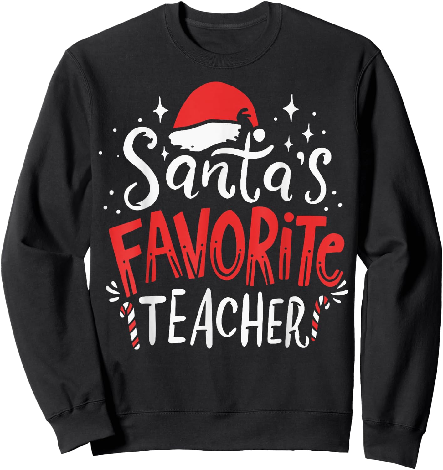 Christmas Teacher Sweatshirt - Sweatshirt | Black