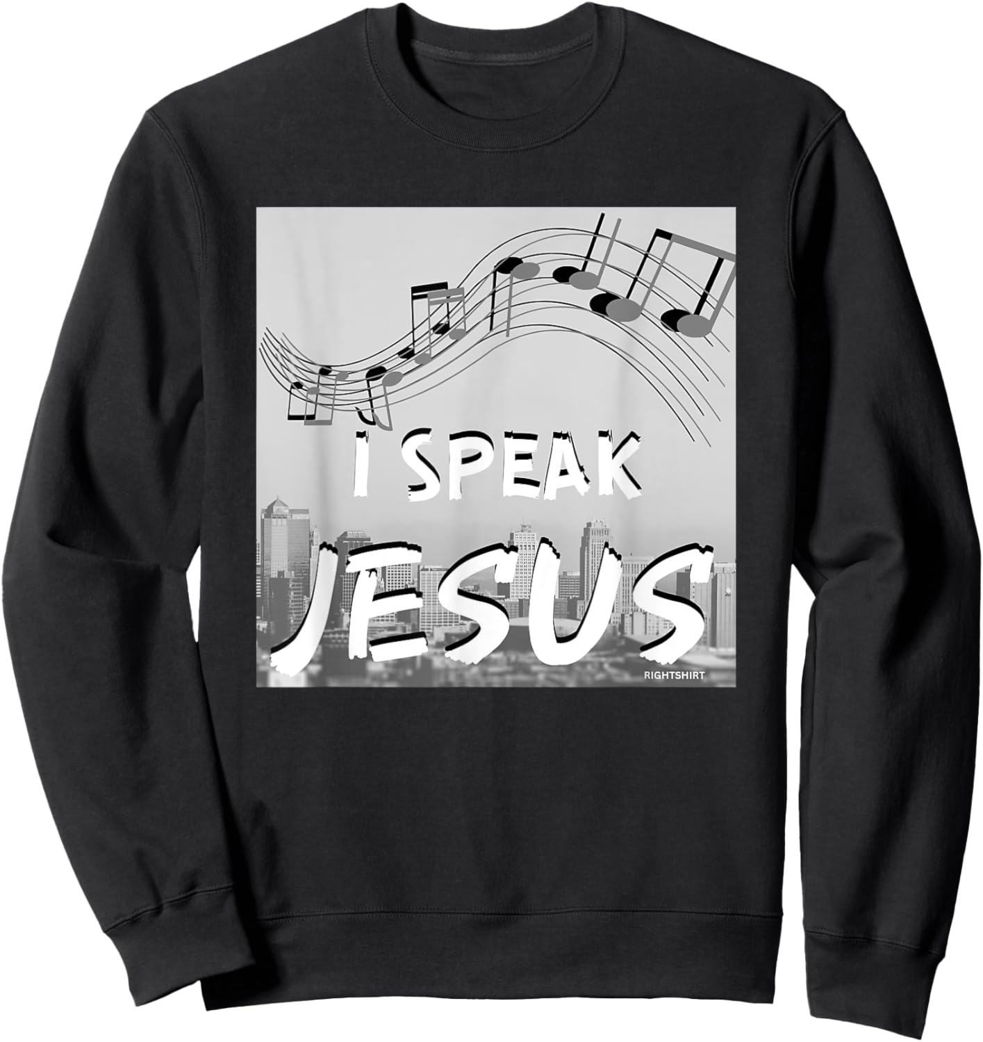 Christian Worship Song/ I SPEAK JESUS for Worship Leaders Sweatshirt - Sweatshirt | Black