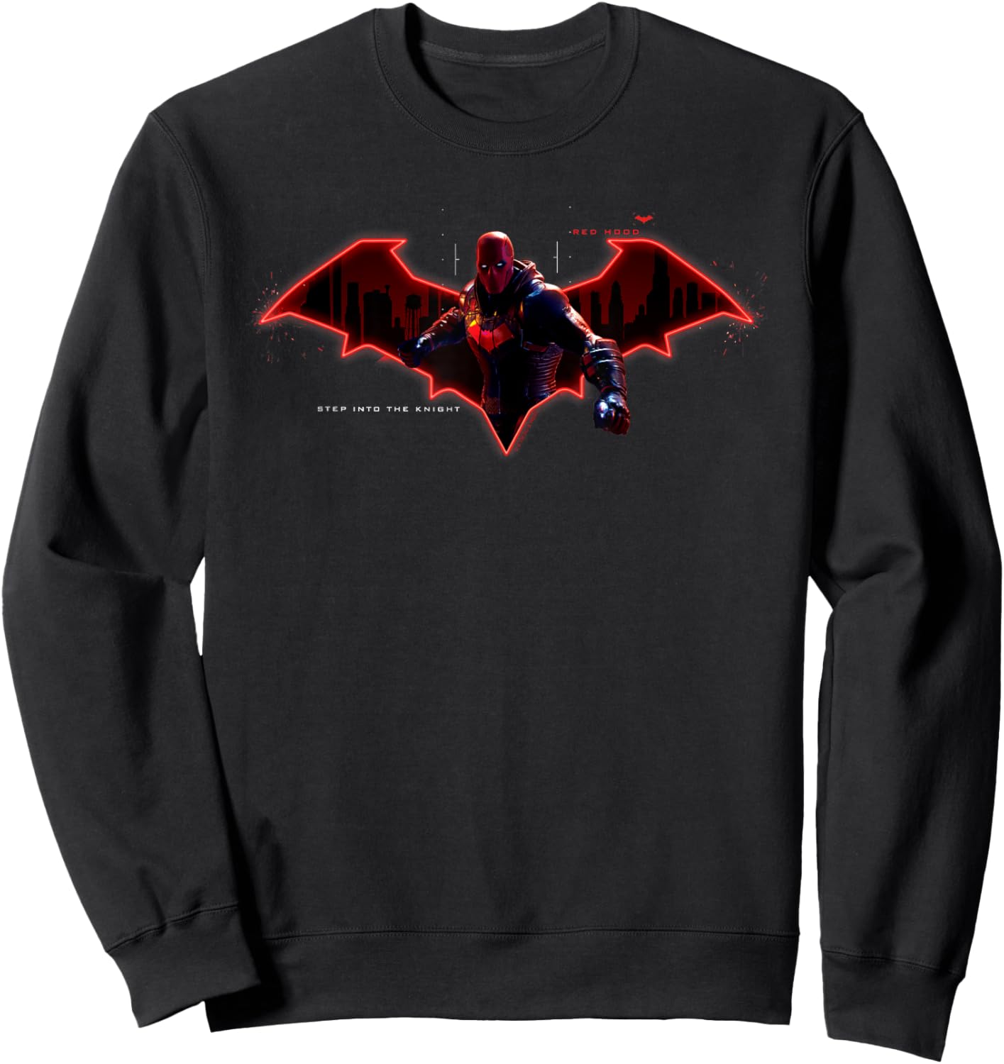 Gotham Knight's Red Hood Knight icon Sweatshirt - Sweatshirt | Black